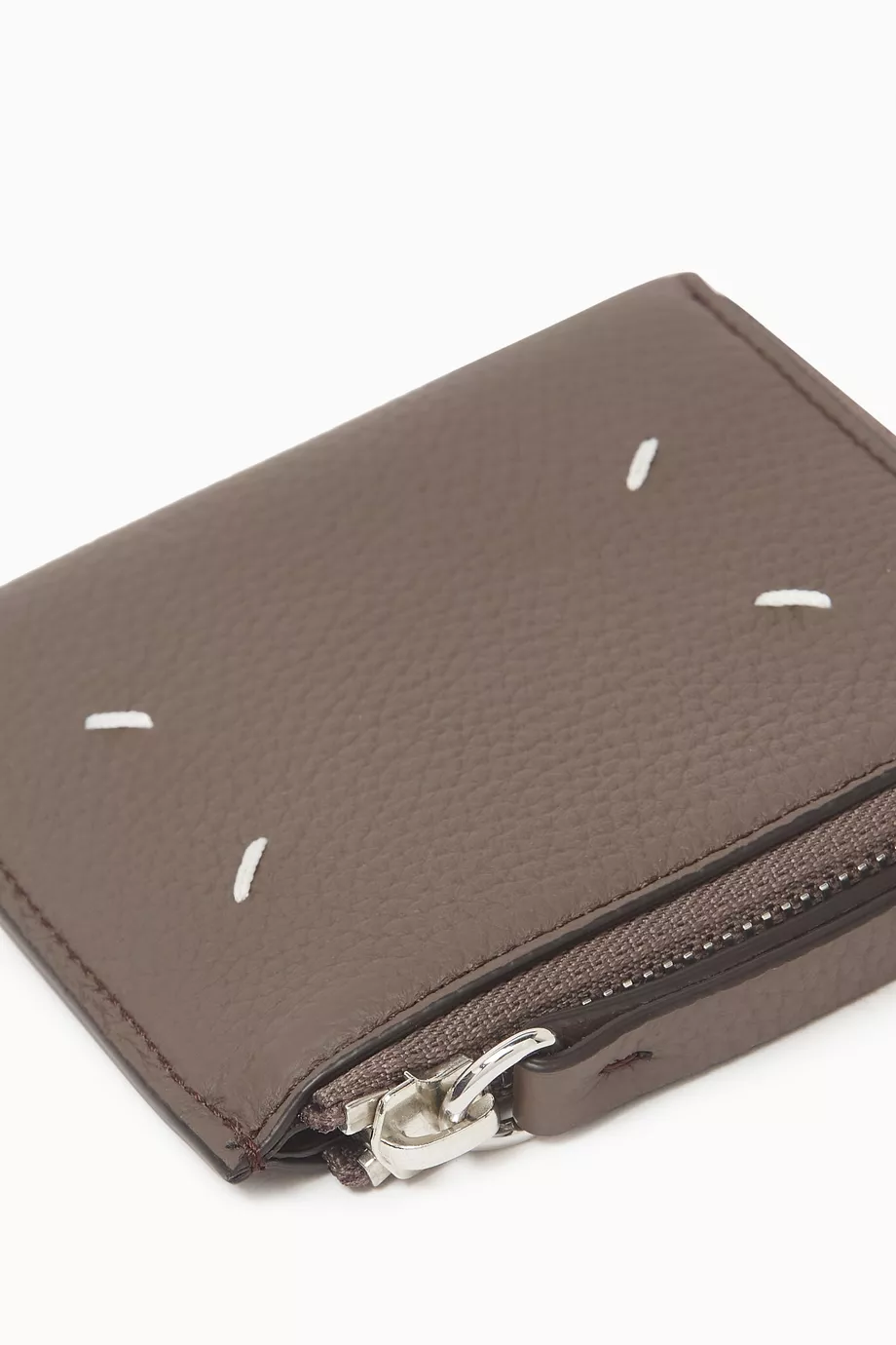 バッグチャーム Maison Margiela Maison Margiela Unisex Stitch Flap Wallet SA Buy Maison Margiela Black Four-stitch Compact Flap Wallet in