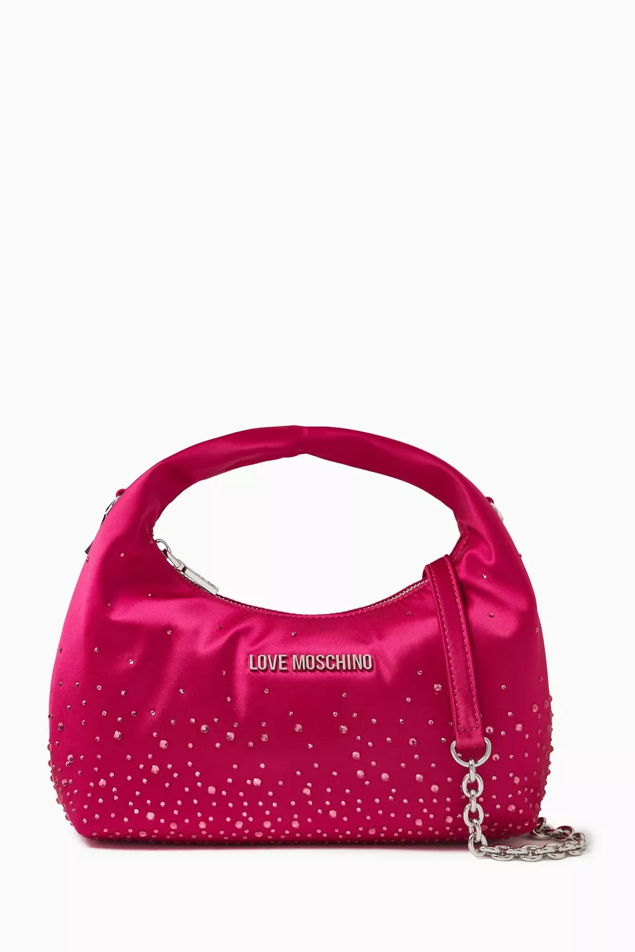 Love Moschino Deep Pink Handbags Love Moschino Weekend Bag In Hot