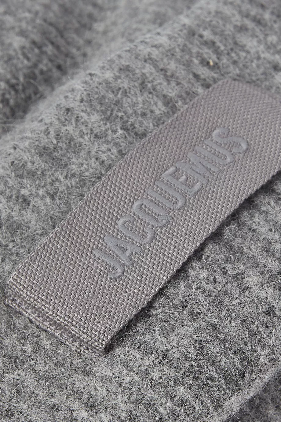ニットキャップ・ビーニー JACQUEMUS Le Bonnet Gros Grain - Jacquemus - Wool - Grey Le Bonnet Gros Grain wool-blend beanie in grey - Jacquemus