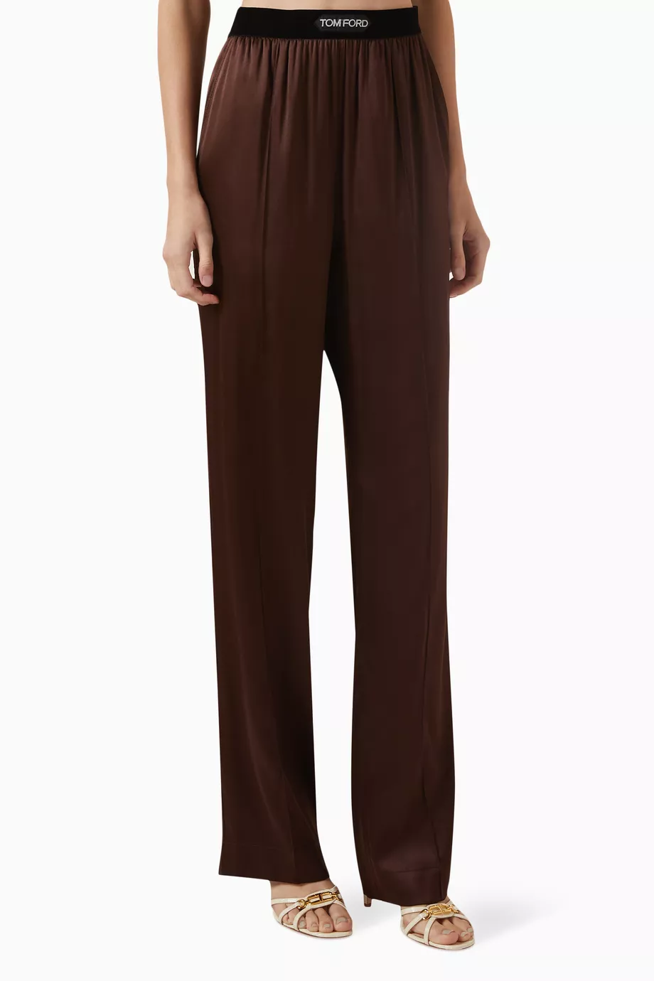 パンツ TOM FORD Woman Pants Brown PAW397FAX881 KB750 Tom Ford Outlet: Pants woman - Brown | Tom Ford pants