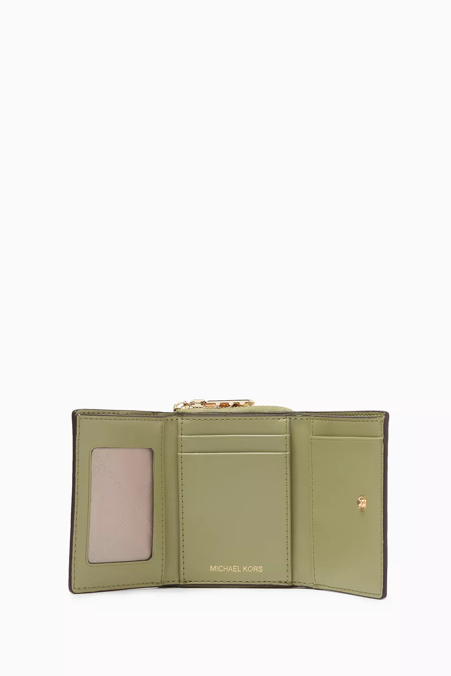 Mk green wallet new arrivals
