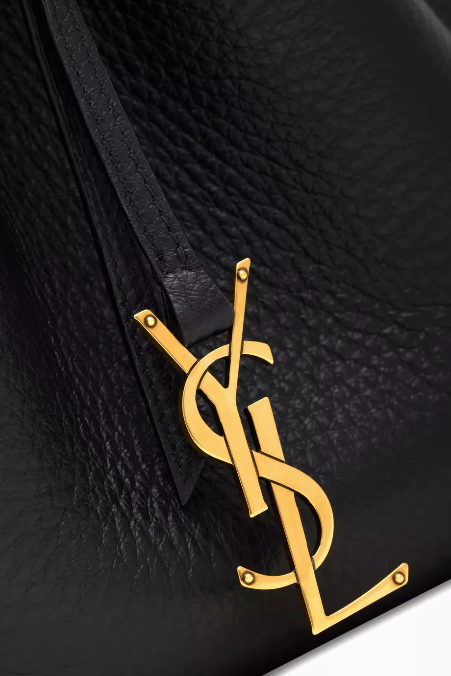 Buy SAINT LAURENT Black Small Paris VII Hobo Bag in Grained