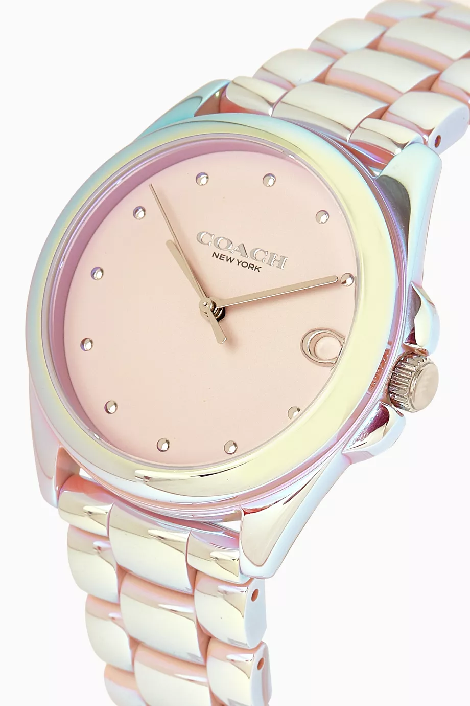 Buy Coach Pink Greyson Ceramic Quartz Watch, 36mm For Women Online