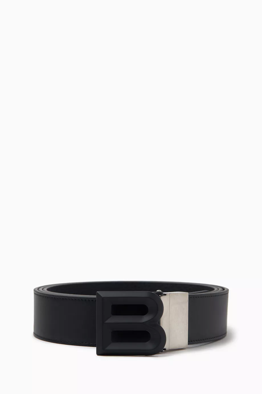 Buy Bally Black B Bold Reversible Belt in Leather For Men Online Ounass Saudi