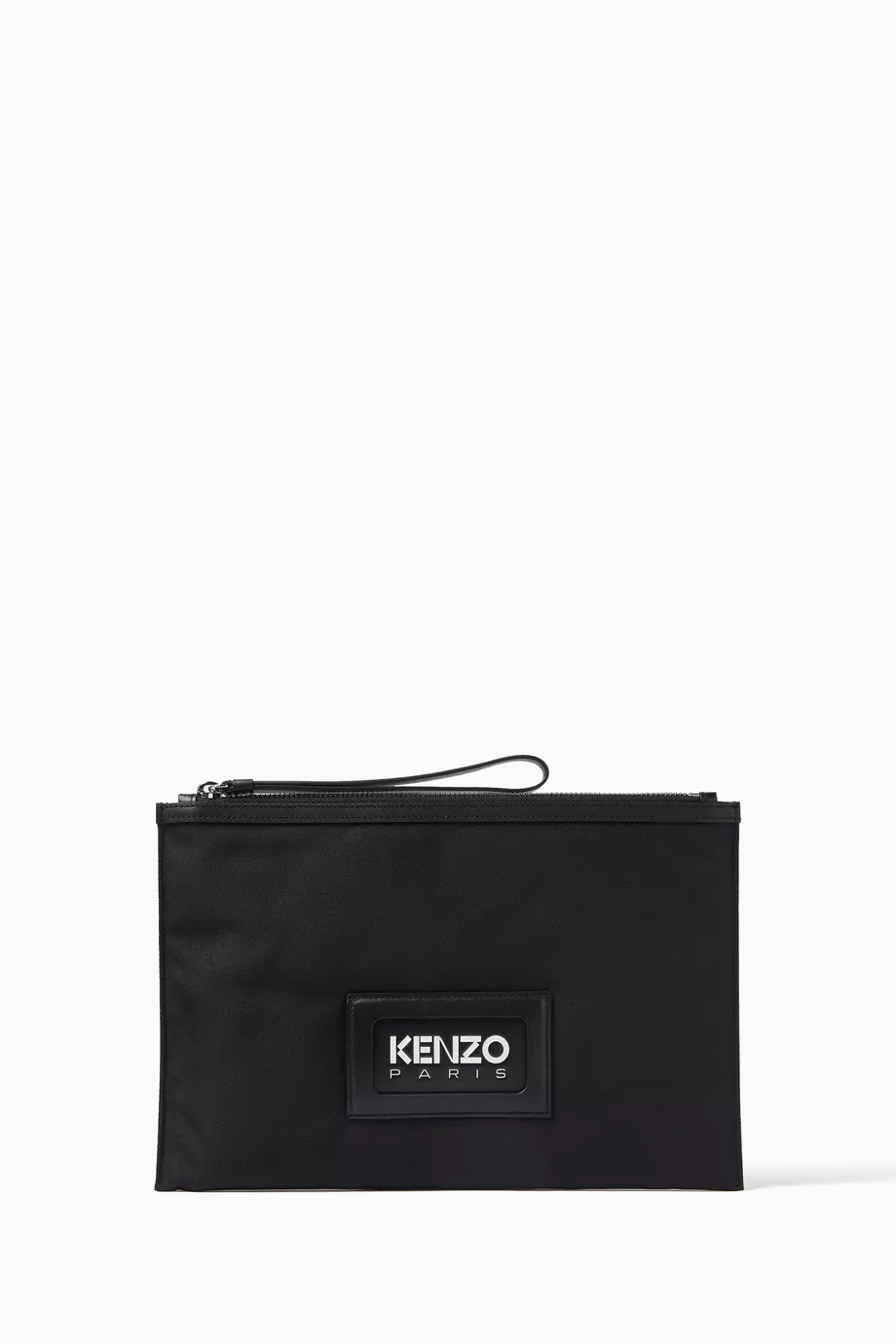 Buy KENZO Black Large KENZOGRAPHY Zip Pouch in Nylon For Men Online Ounass Saudi