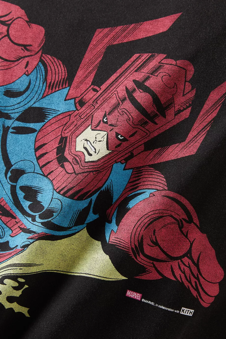 Buy Kith Black x Marvel Galactus Vintage T-shirt in Cotton