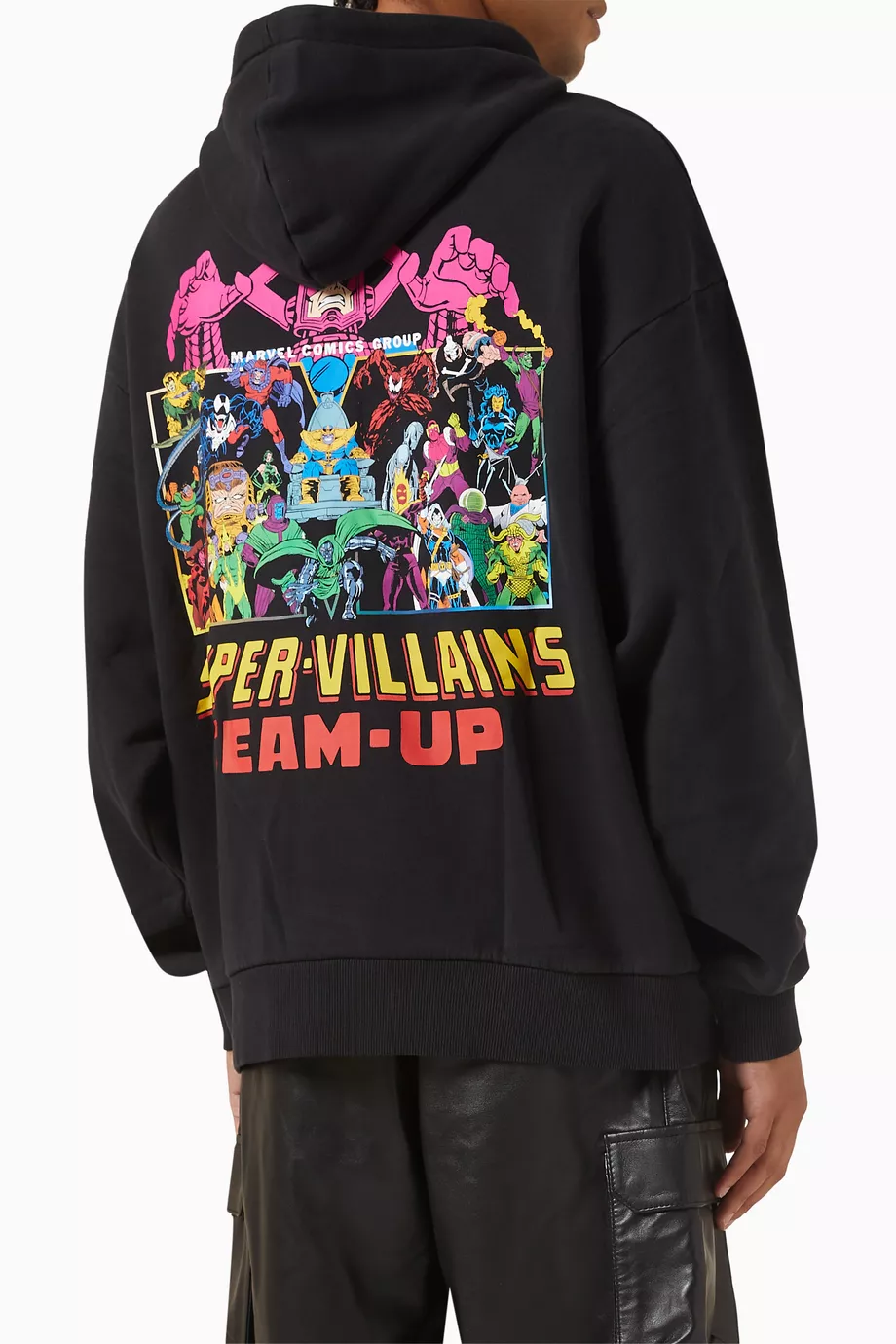Buy Kith Black x Marvel Team Up Vintage Nelson Hoodie in Fleece For Men  Online | Ounass Saudi
