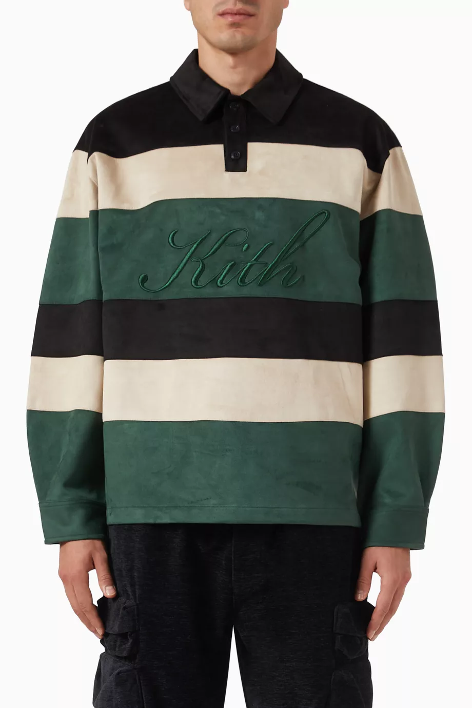 ★24AW 最新作★Kith Stripe Microsuede Tanner Pullover 217586034_multi_in.jpg?ts=
