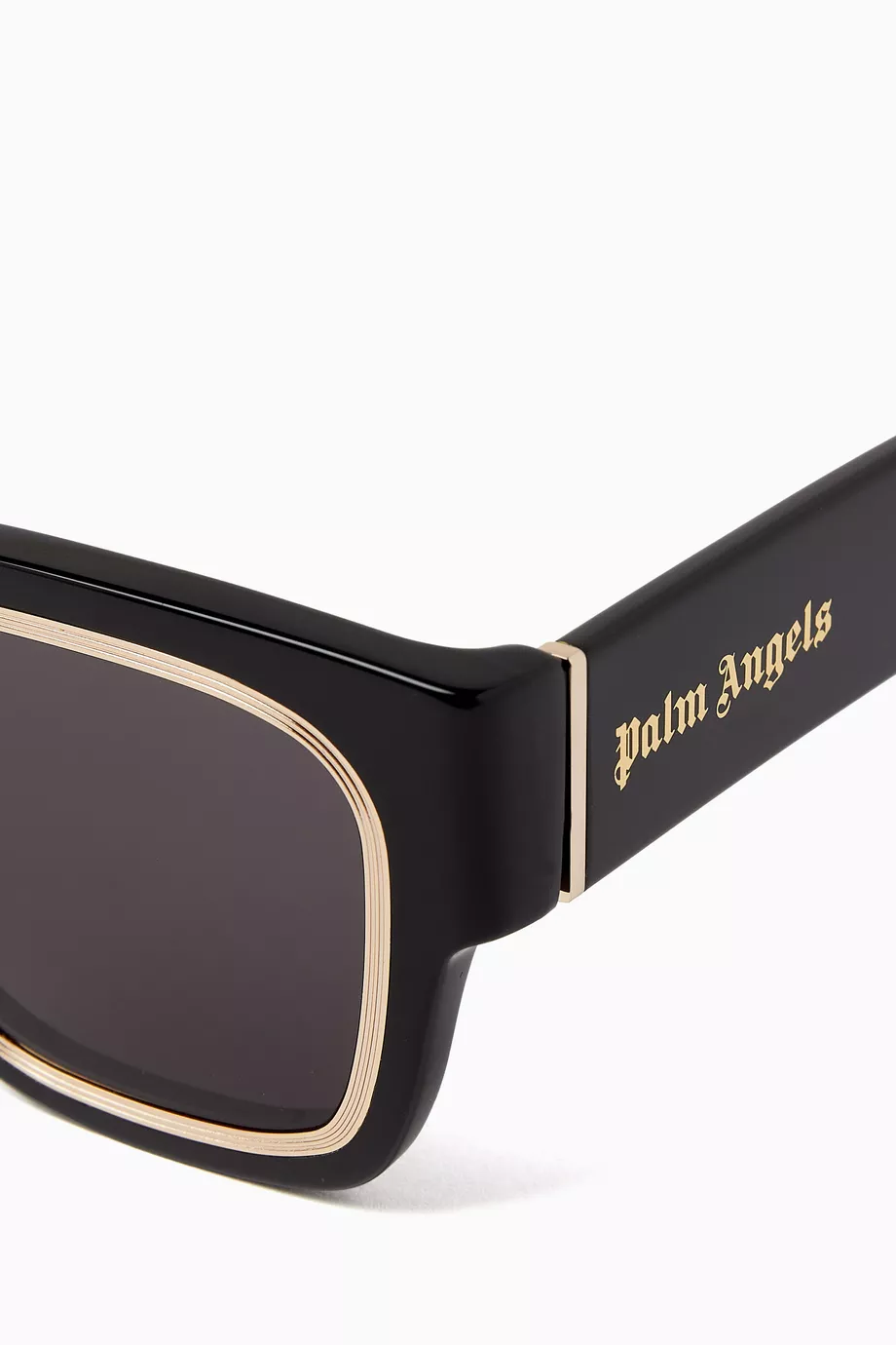 【関税＆送料込み】Palm Angels Arcadia Sunglasess Black Da Buy Palm Angels Black Arcadia Square Sunglasses in Acetate