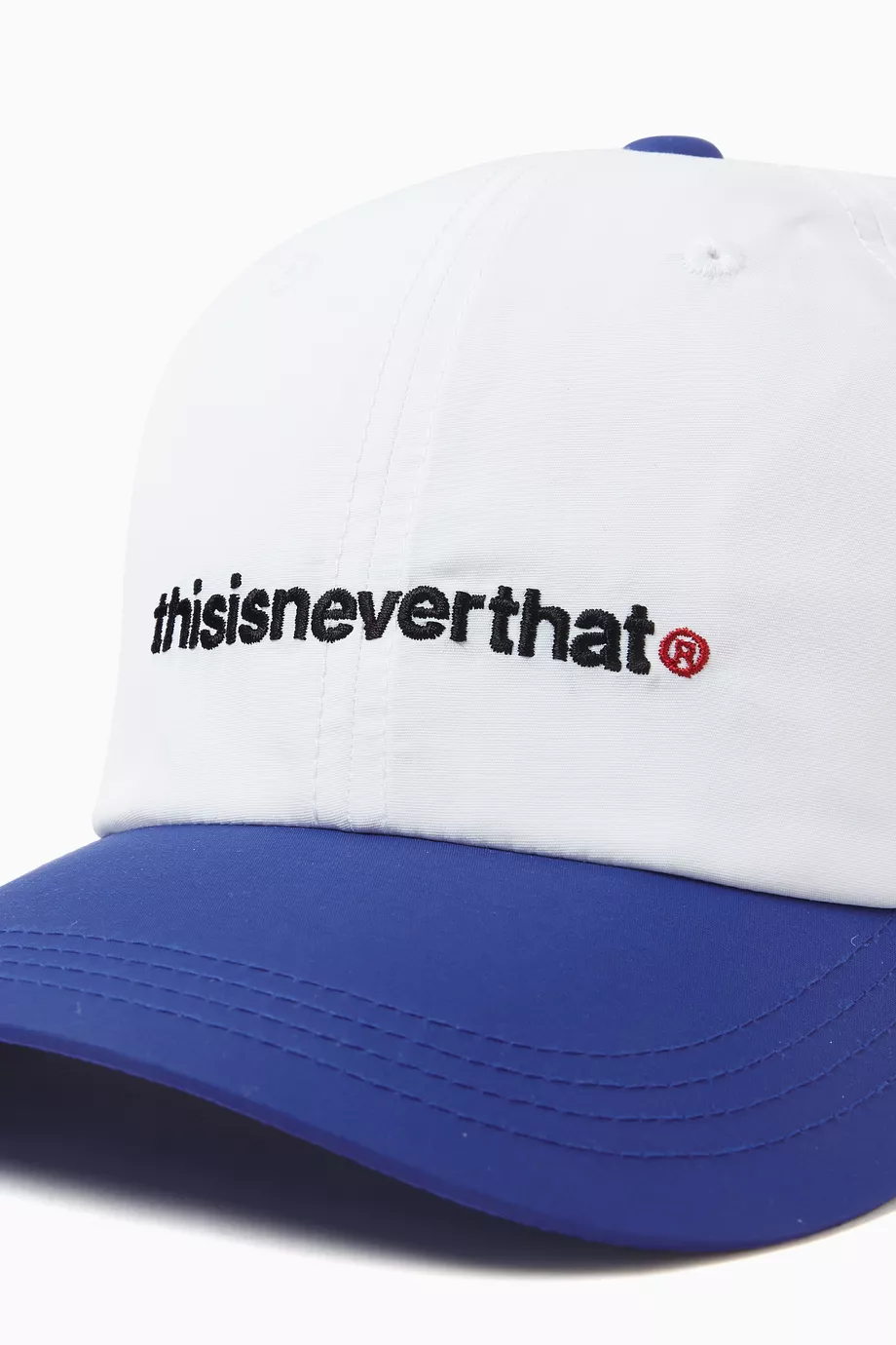 Buy thisisneverthat Blue Supplex Sport T-Logo Cap in Cotton