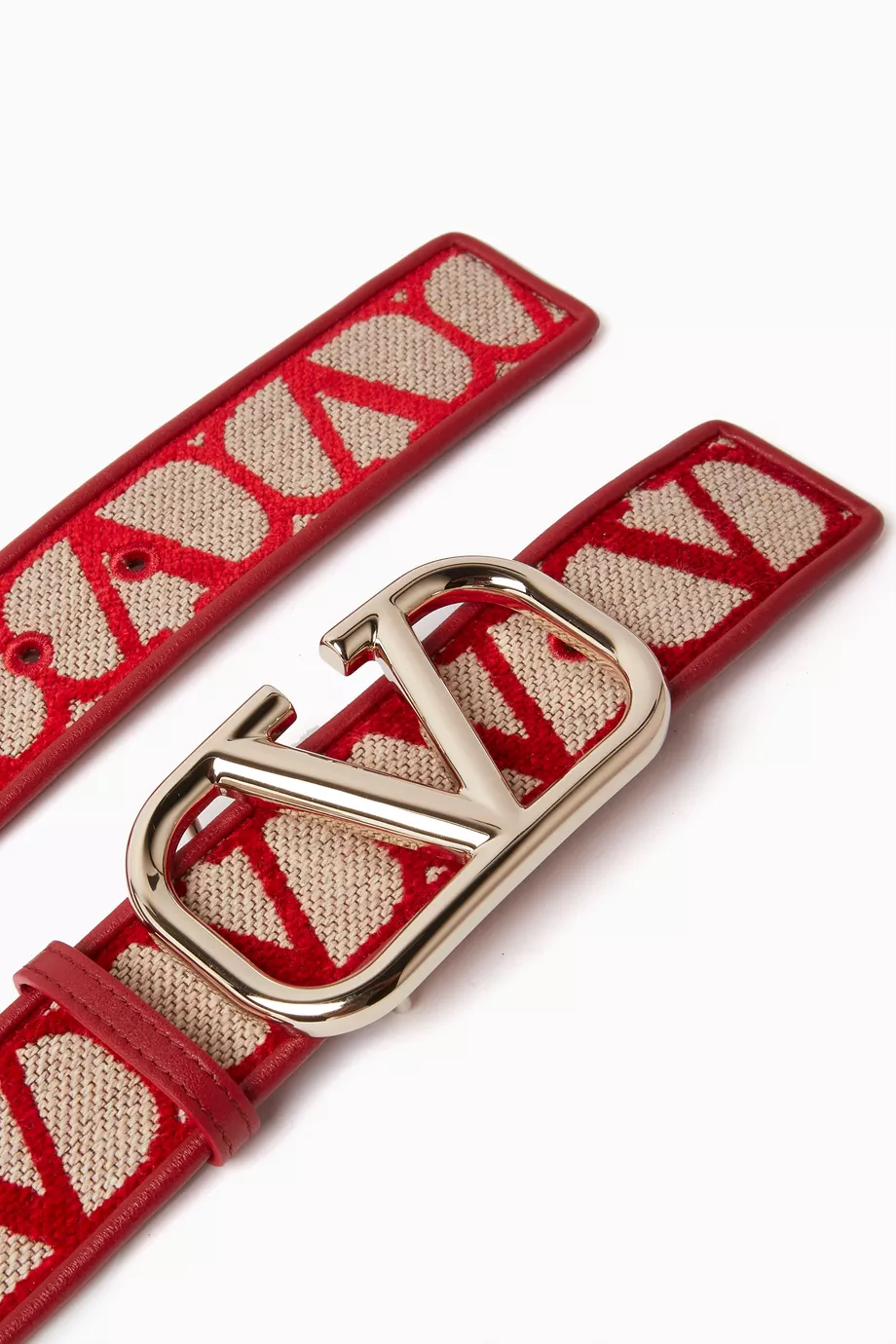Buy Valentino Garavani Red Valentino Garavani VLOGO Belt in  display picture 2