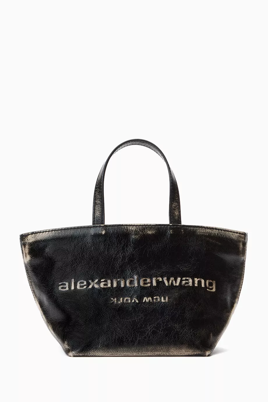 【送料&関税込】Alexander Wang Small Punch Tote Bag Alexander Wang Mini Punch Tote Bag | Black | FARFETCH
