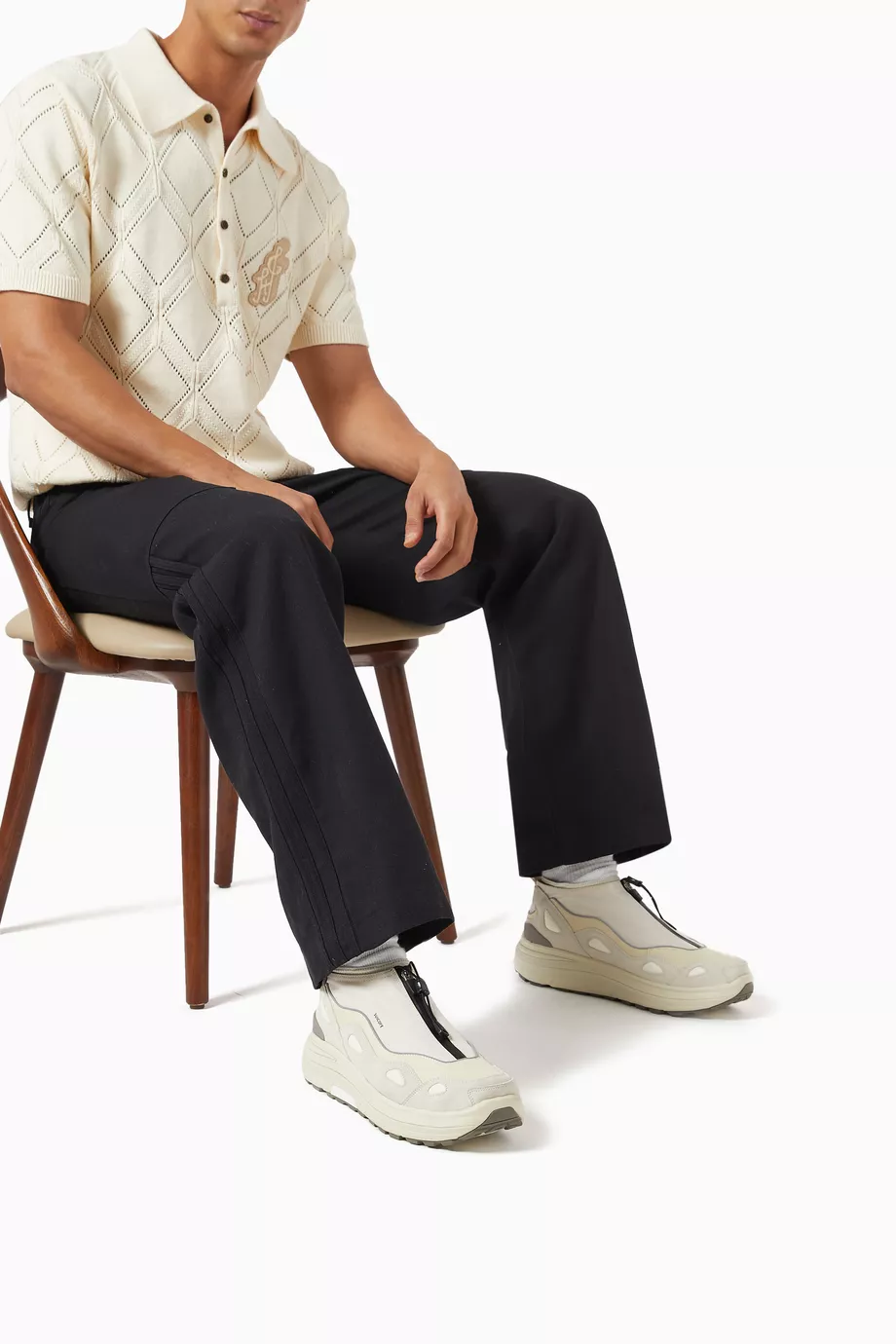 Buy Suicoke Neutral Akk Zip Sneakers in Nylon For Men Online