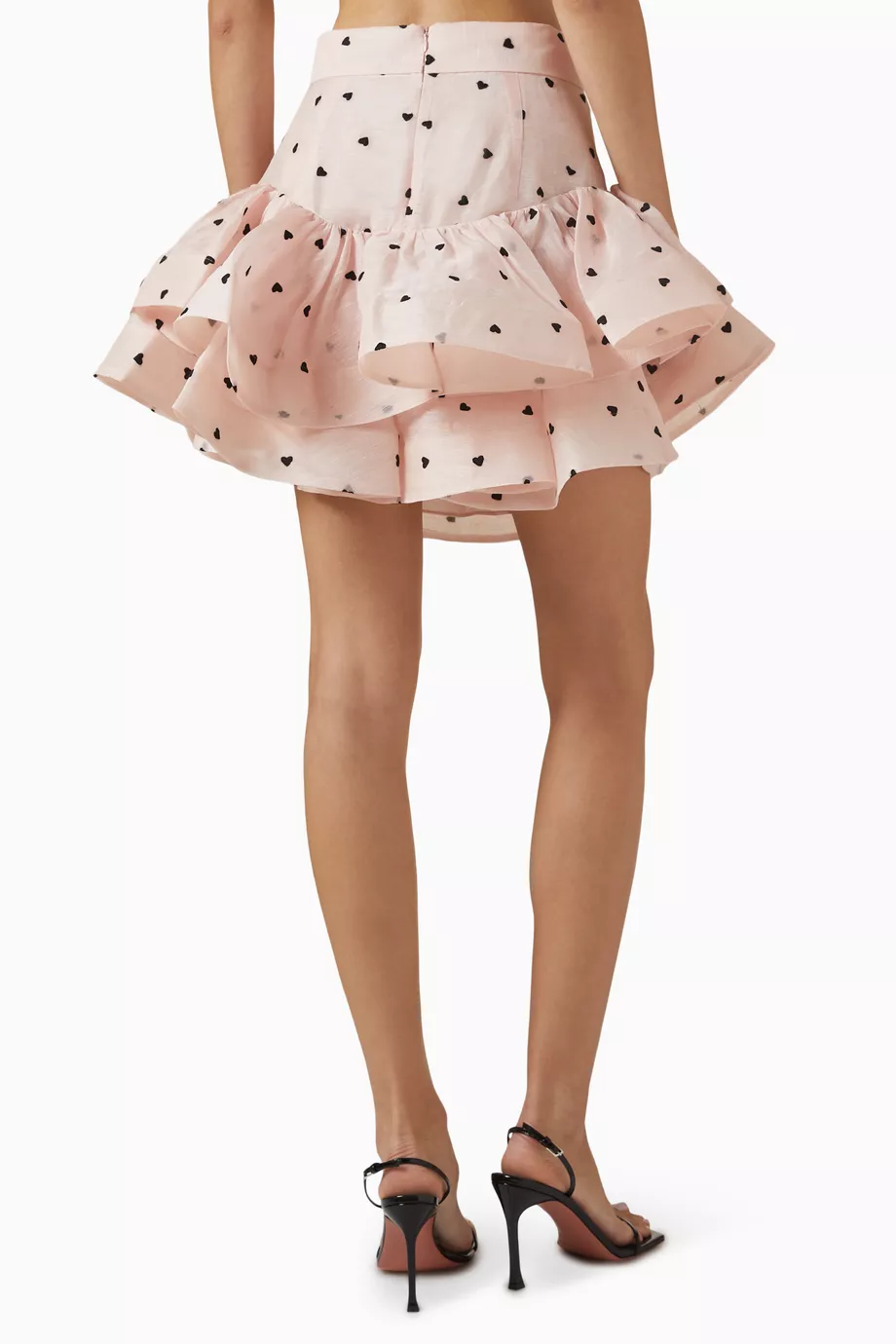 ミニスカート ZIMMERMANN CRUSH LINEN MINI SKIRT ZIMMERMANN Crush crystal-embellished floral-print linen mini