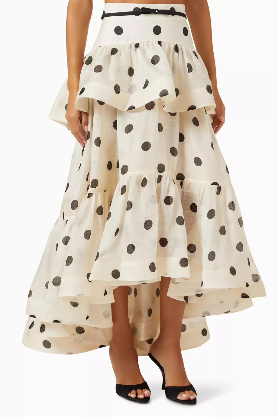 【Zimmermann】CRUSH HIGH-LOW TIERED SKIRT ティアードスカート Zimmermann】CRUSH HIGH-LOW TIERED SKIRT ティアードスカート
