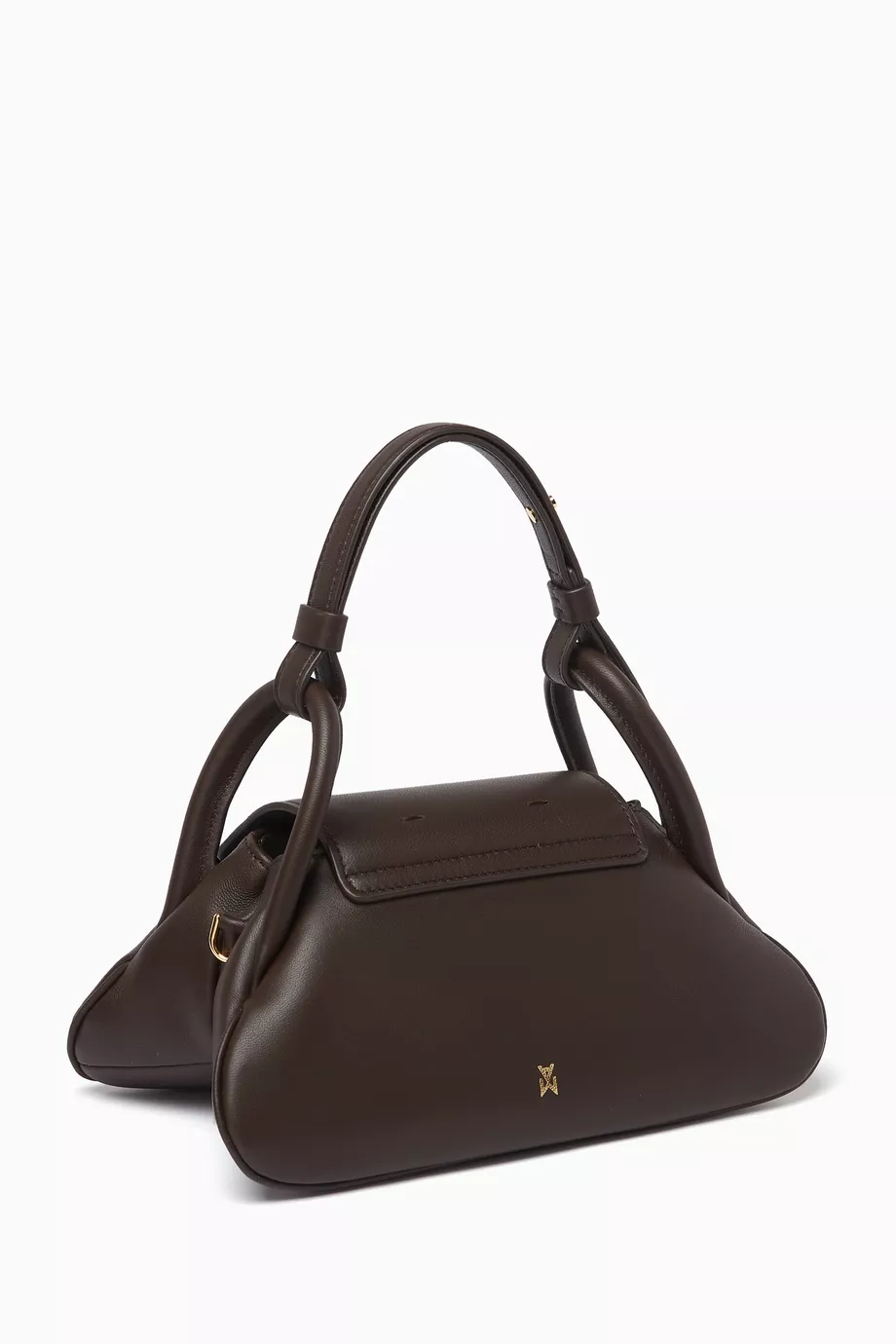ショルダーバッグ・ポシェット AMINA MUADDI Women Bags GEMINI JUMBO COSIL BROWN Gemini Shoulder Bag Coffee Nappa