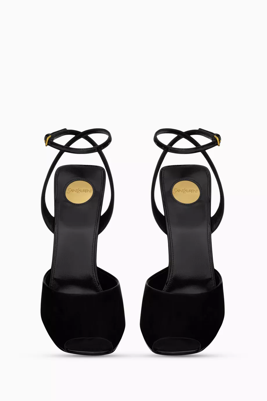 【関税&送料込】Saint Laurent Black Leather Le Scandal Sanda LA SCANDALE sandals in patent leather | Saint Laurent | YSL US