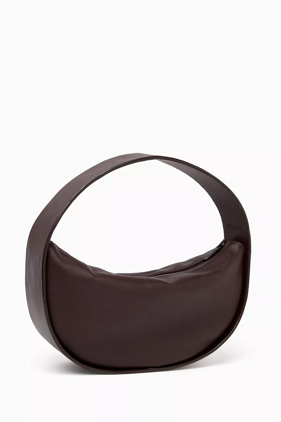 【関税込み】St. Agni ブラウン Petit Arc バッグ Buy St Agni Brown Petit Arc Shoulder Bag in Leather For
