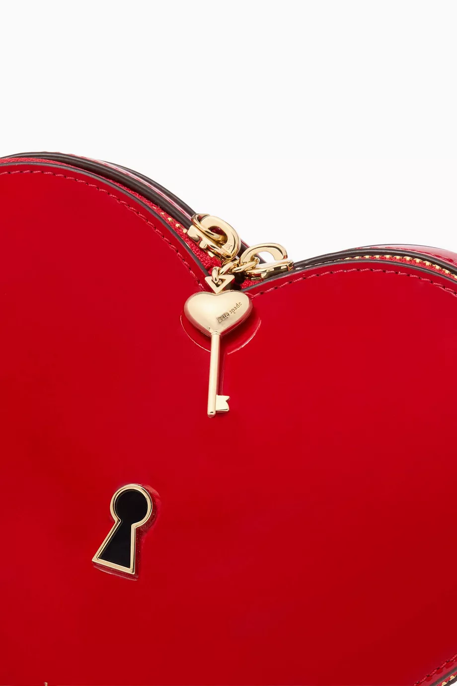 ショルダーバッグ・ポシェット Kate Spade Key To My Heart 3d Micro Crossbody KK593 kate spade new york Key to My Heart Patent 3D Mini Crossbody