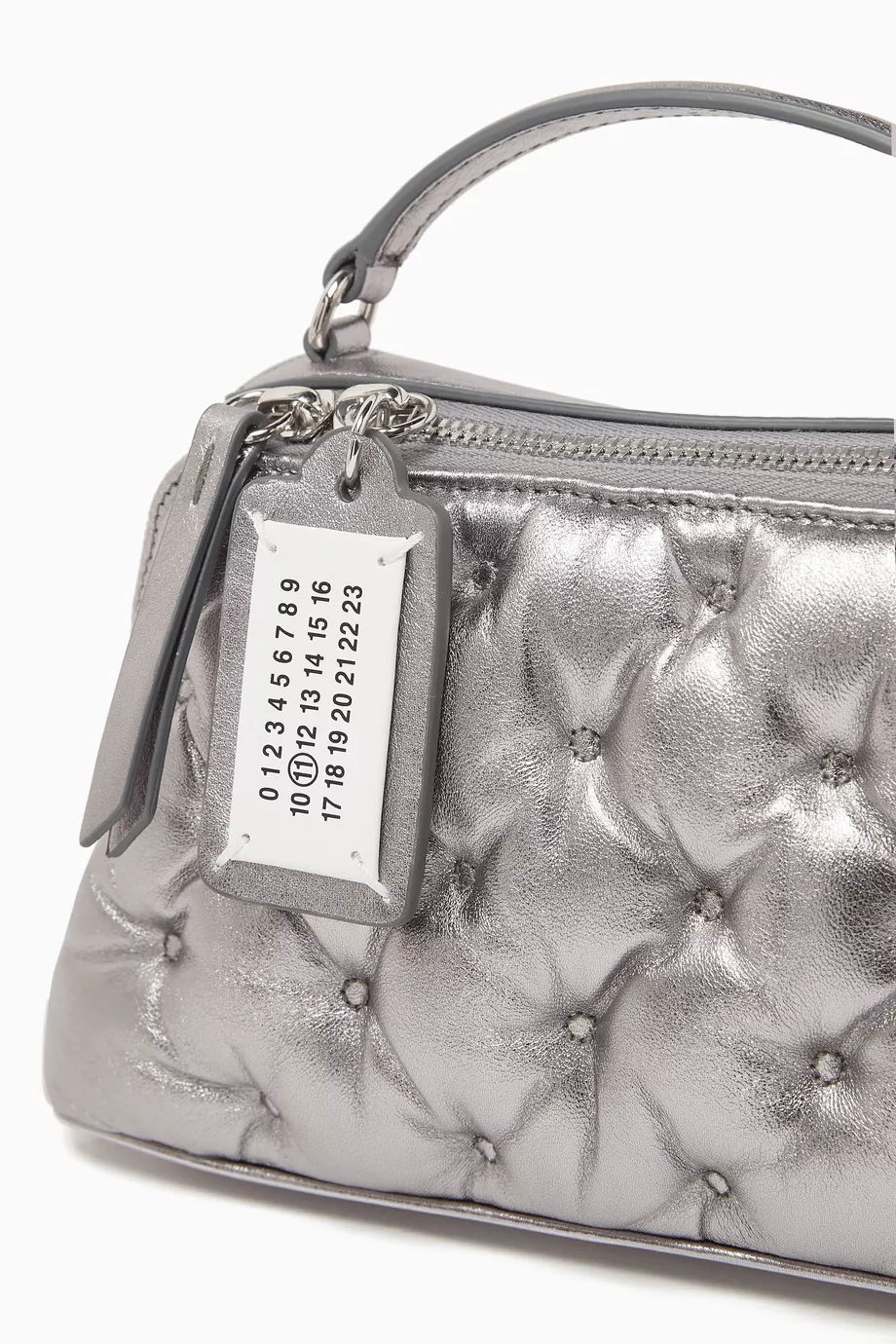 VIP価格◆関税送料込【Maison Margiela】GLAM SLAM TRAPEZOIDBAG Maison Margiela Glam Slam Embroidery Trapezoid Tote Bag