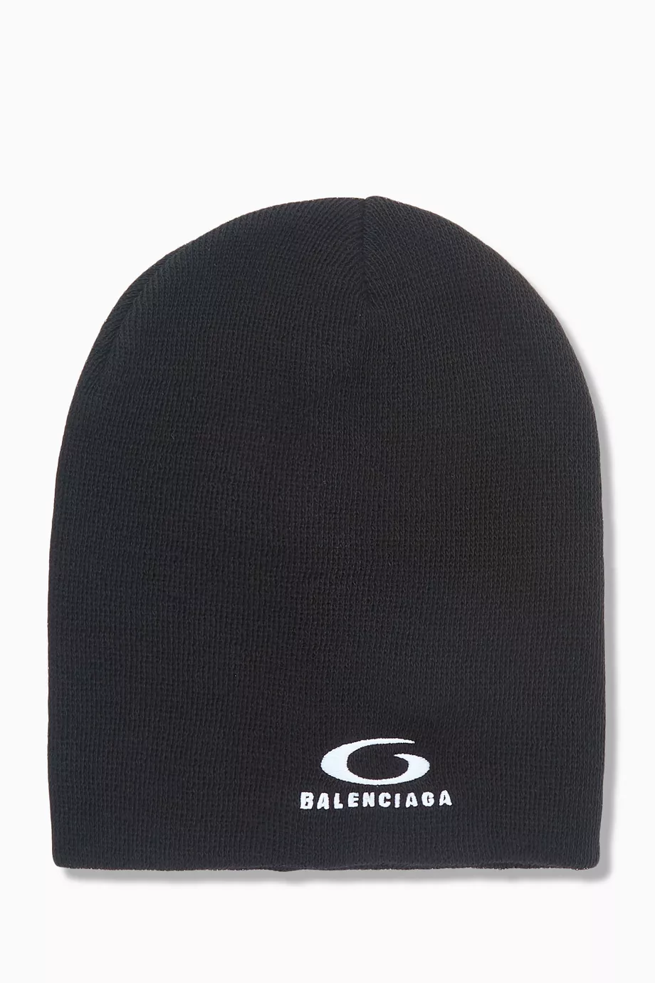 BALENCIAGA black logo jacquard ビーニー Balenciaga Black Jacquard Logo Beanie Balenciaga
