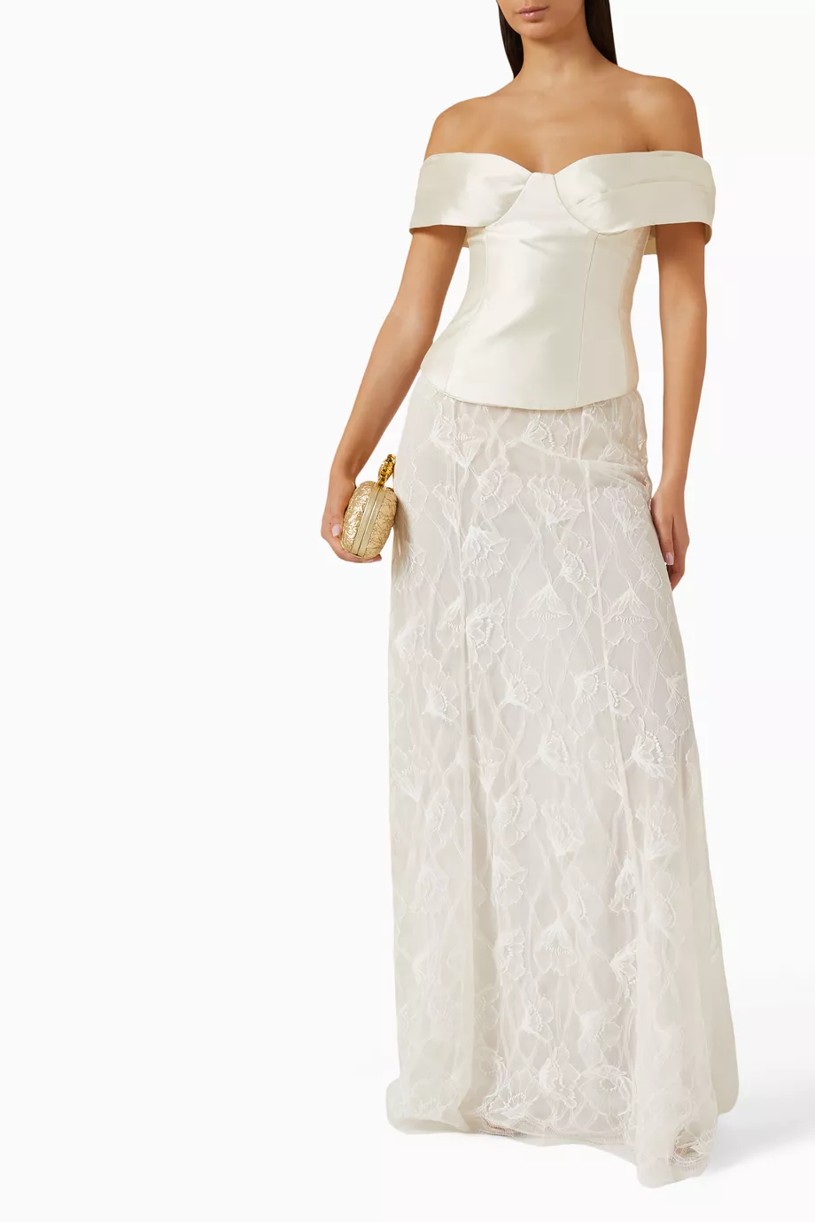 新品未使用 ANDMARRY Sandra lace dress 【beige】 ANDMARY】Sandra lace dress