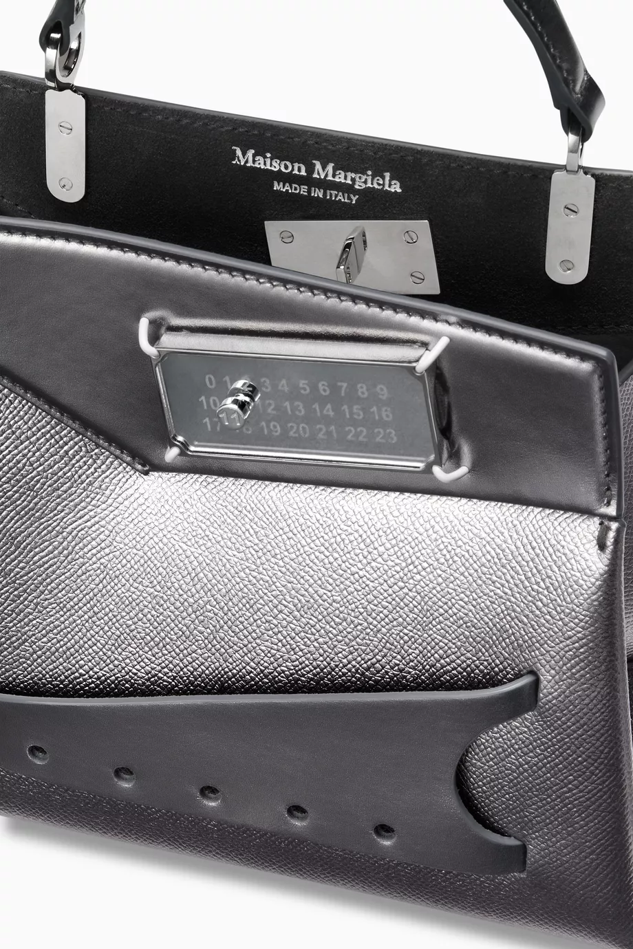 【MAISON MARGIELA】 TOP HANDLE BAG MM6 Maison Margiela Mini Numeric top-handle Bag | Black