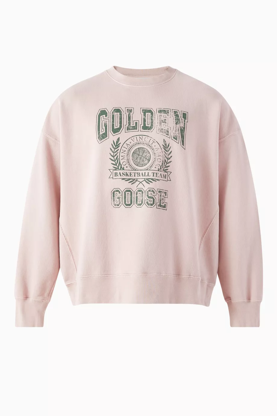 スウェット・トレーナー GOLDEN  'Nelson' sweatshirt Pink Buy GOLDEN GOOSE Pink Unisex Nelson Sweatshirt in Cotton For