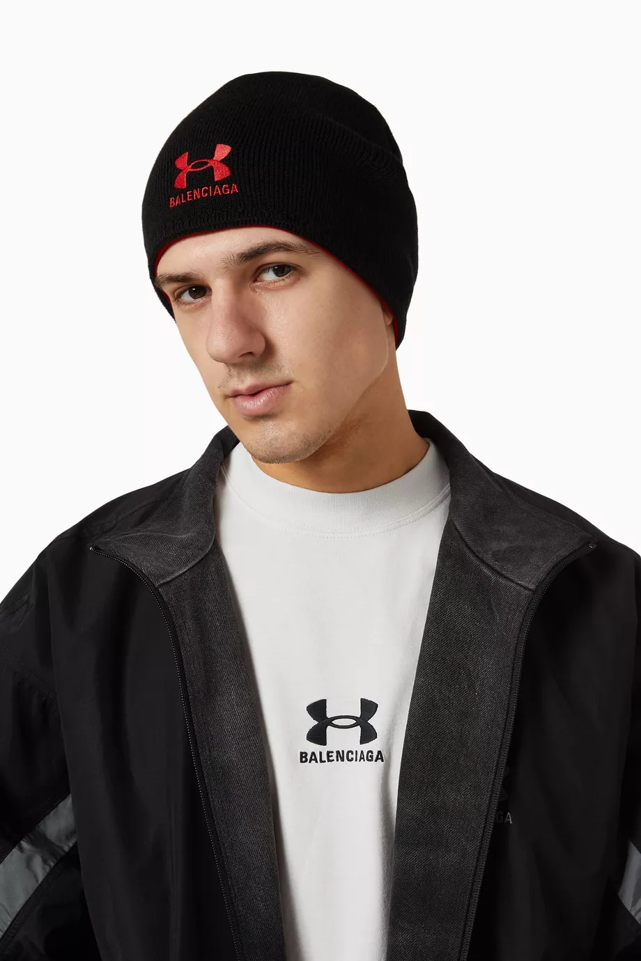 帽子 balenciaga under armour Balenciaga x Under Armour Cap 'Black White' 807145410B21160