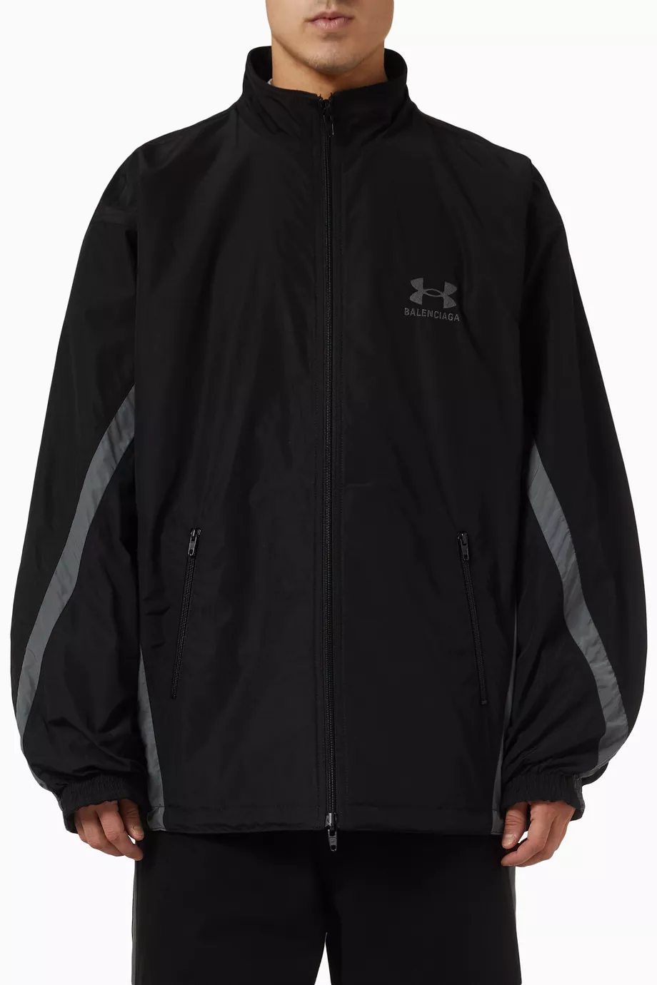 アウターその他 BALENCIAGA Wind Jacket x Under Armour Black Balenciaga x Under Armour® Oversize Logo Windbreaker | Nordstrom