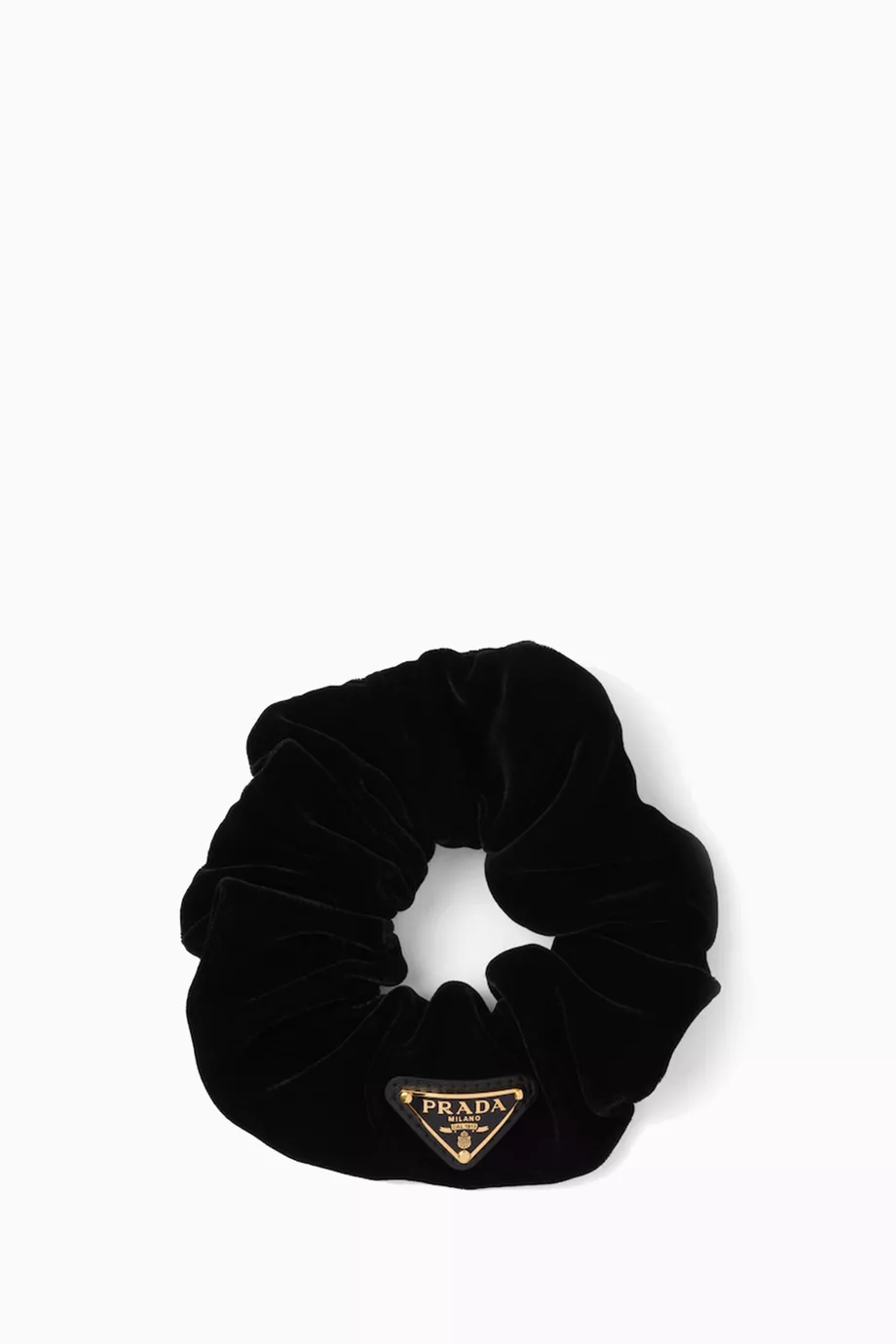 【VIP価格】PRADA Black Nylon Scrunchie Re-Nylon scrunchie in black - Prada | Mytheresa