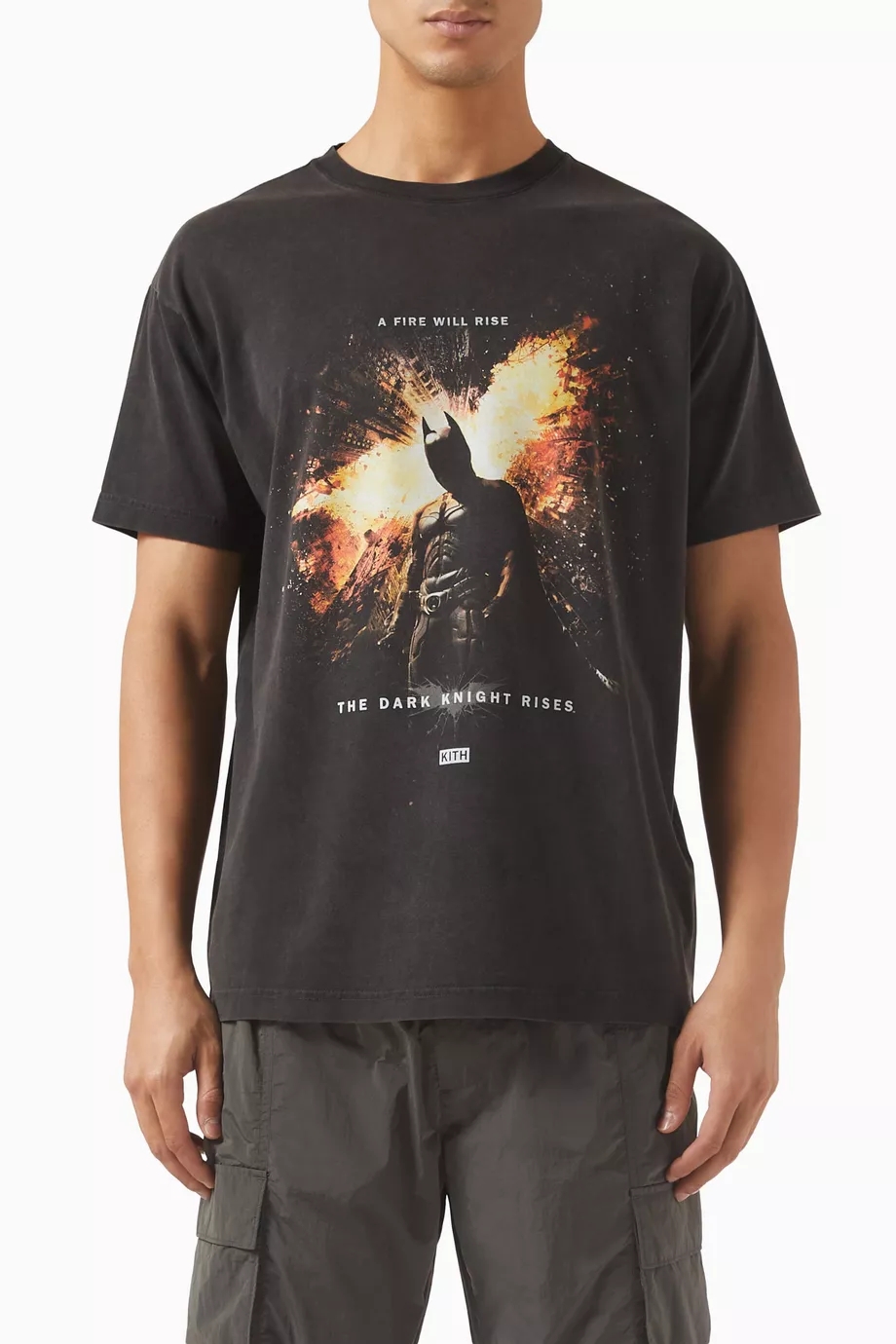 Kith x Batman Dark Knight Vintage Tee Black Men's - FW24 - US
