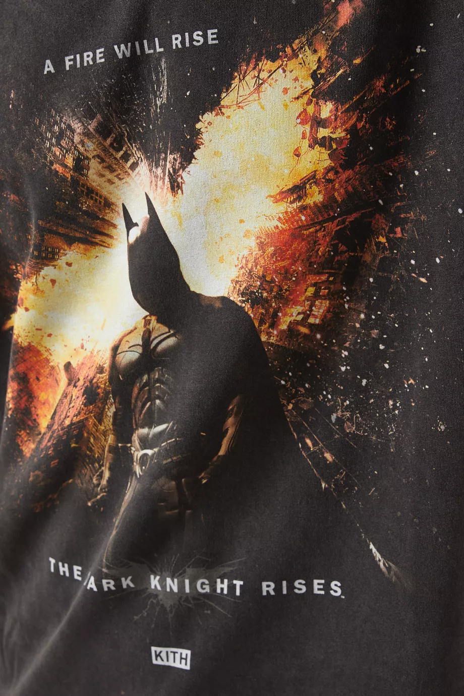 Buy Kith Black x Batman Dark Knight Rises Vintage T-shirt in