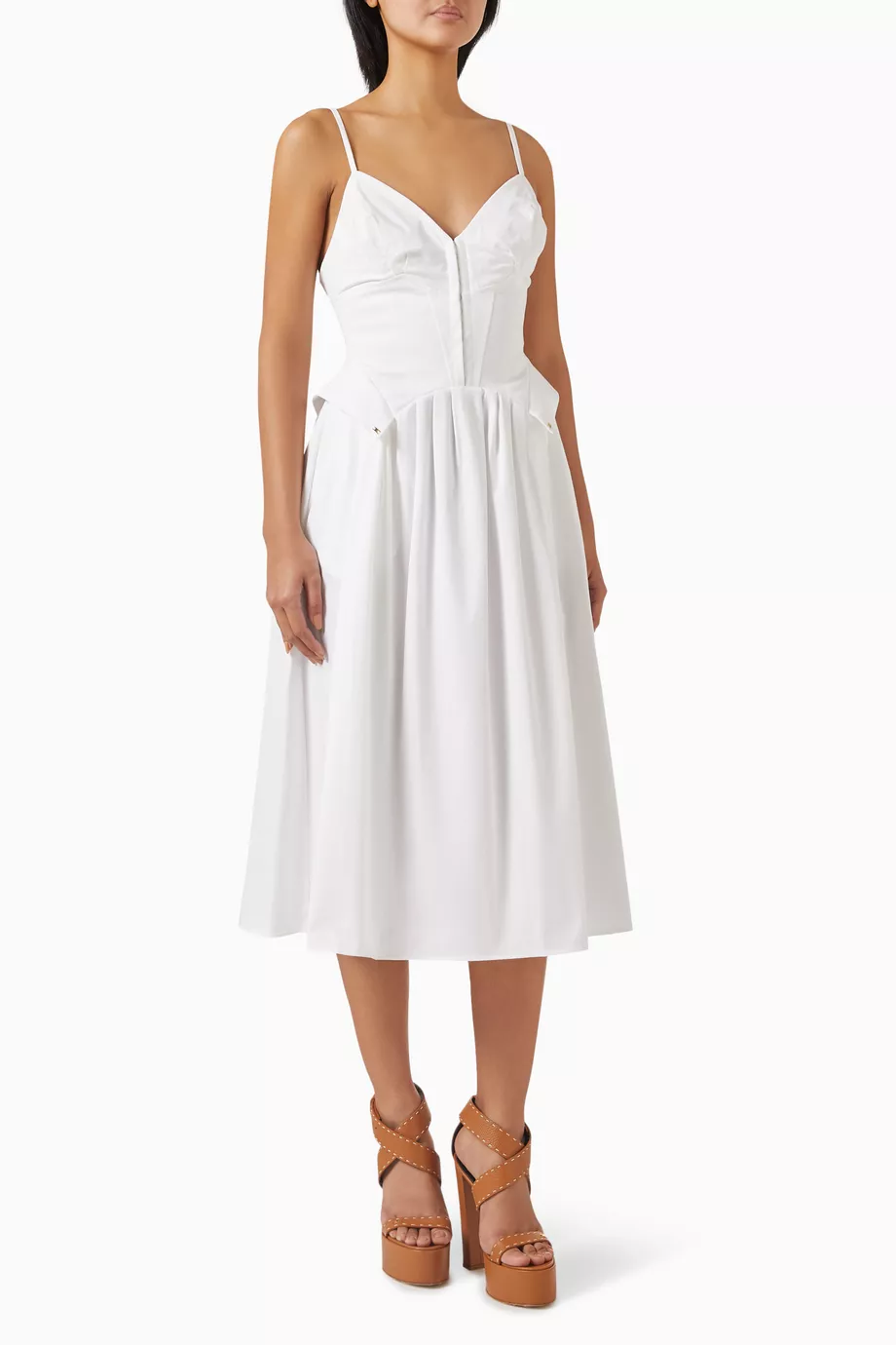 ELISABETTA FRANCHI ホワイトスカート サイズ40 24853292_55260249_1000.jpg