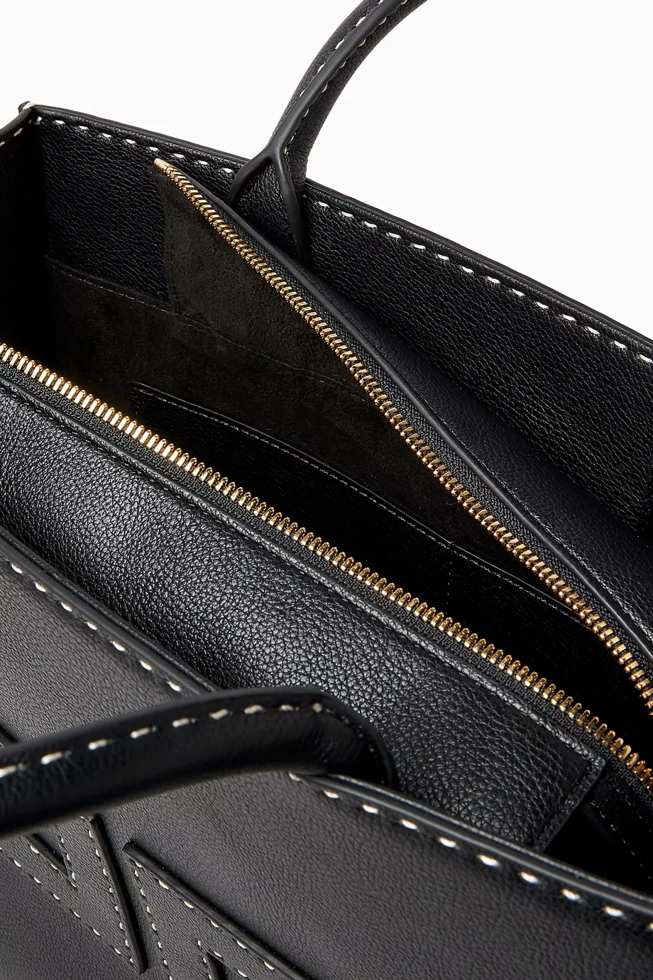Buy Elisabetta Franchi Black Medium Tote Bag in Faux Leather