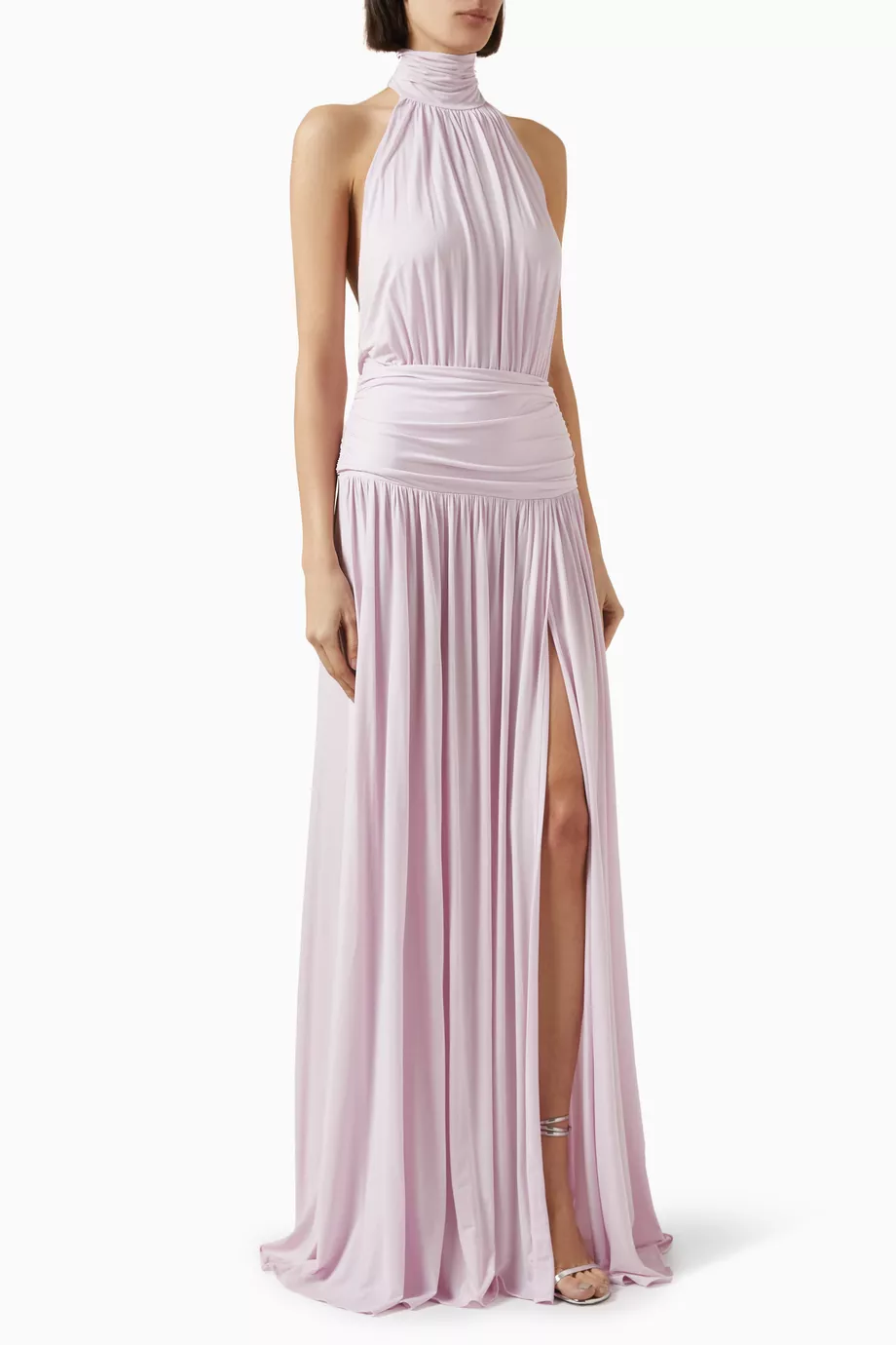 elisabetta franchi halterneck dress in jersey Buy Pink For Women Online nature inspired bridesmaid dress