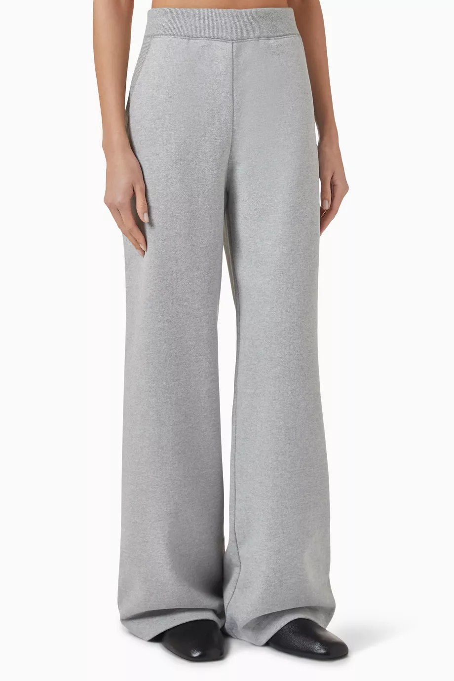 Buy Miu Miu Grey Mid-rise Sweatpants in Jersey For Women Online
