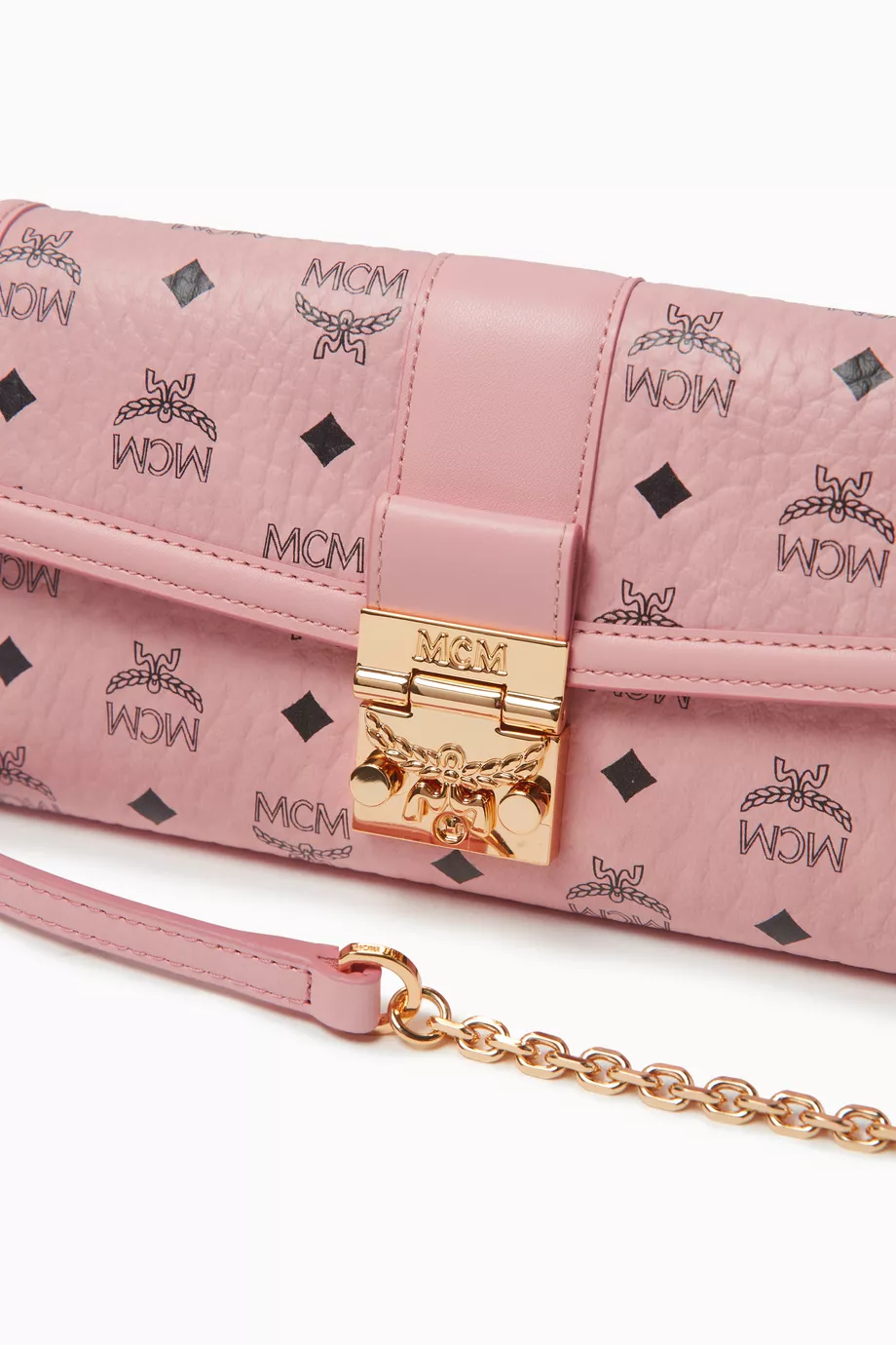 MCM TRACY チェーン ウォレット - ヴィセトス ピンク 【公式通販】