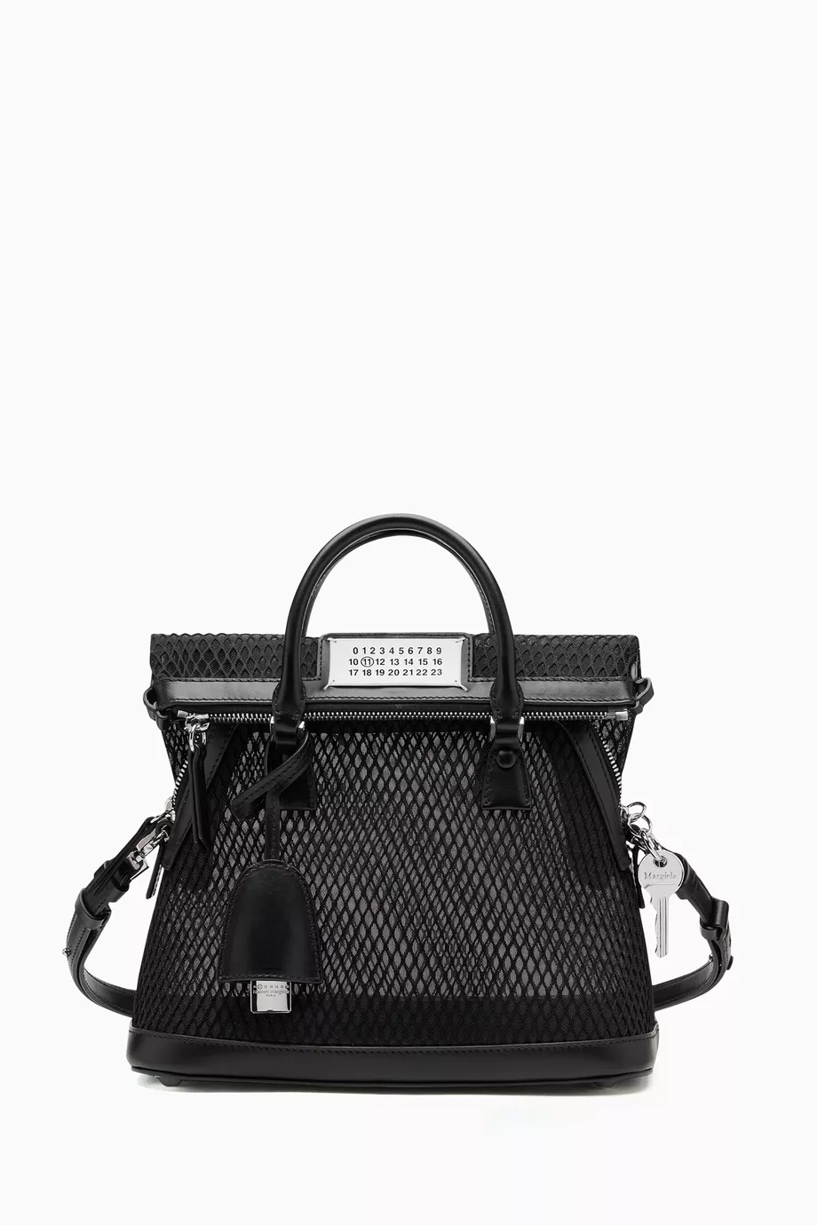 送料関税込_Maison Margiela Mesh Sac Classique Mini Handbag Buy Maison Margiela Black Mini Sac Classique Bag in Mesh For
