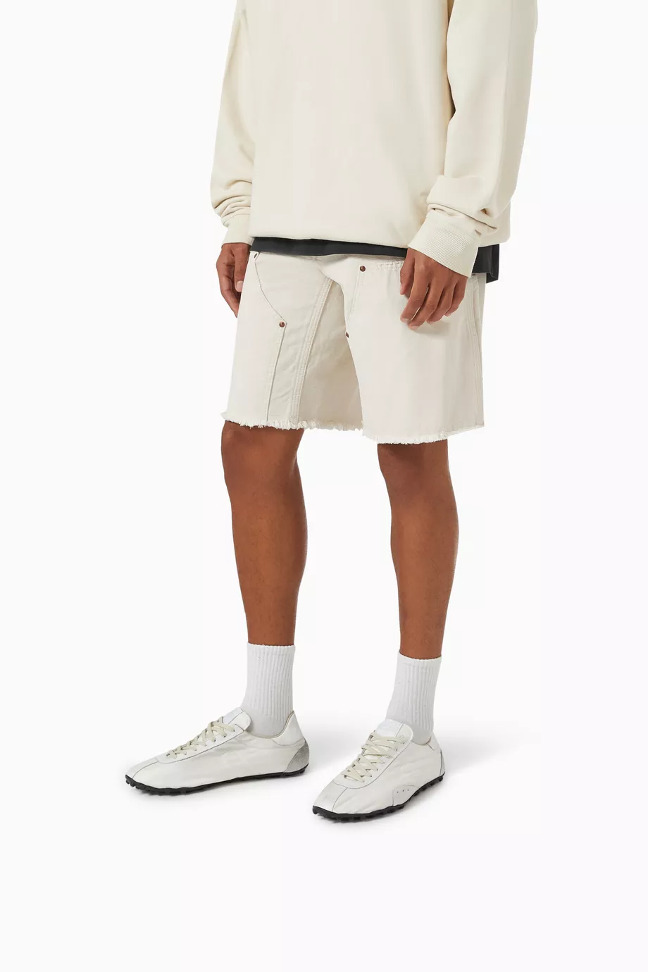 【関税＆送料込み】Maison Margiela Sprinters Drill Cotton W Buy Maison Margiela Black Sprinter Sneakers in Cotton-drill