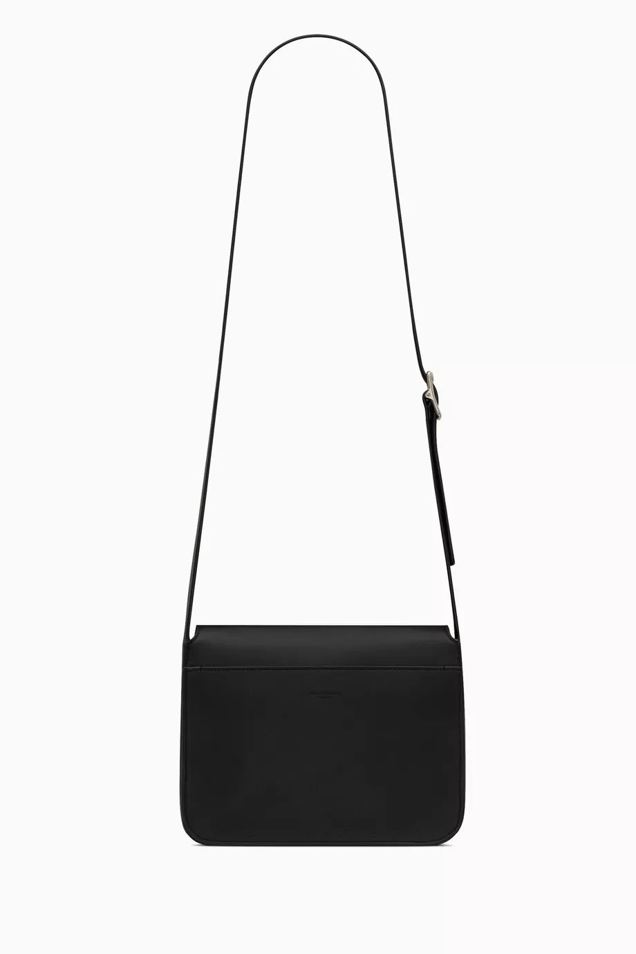 Buy SAINT LAURENT Black Small Messenger Bag in Smooth