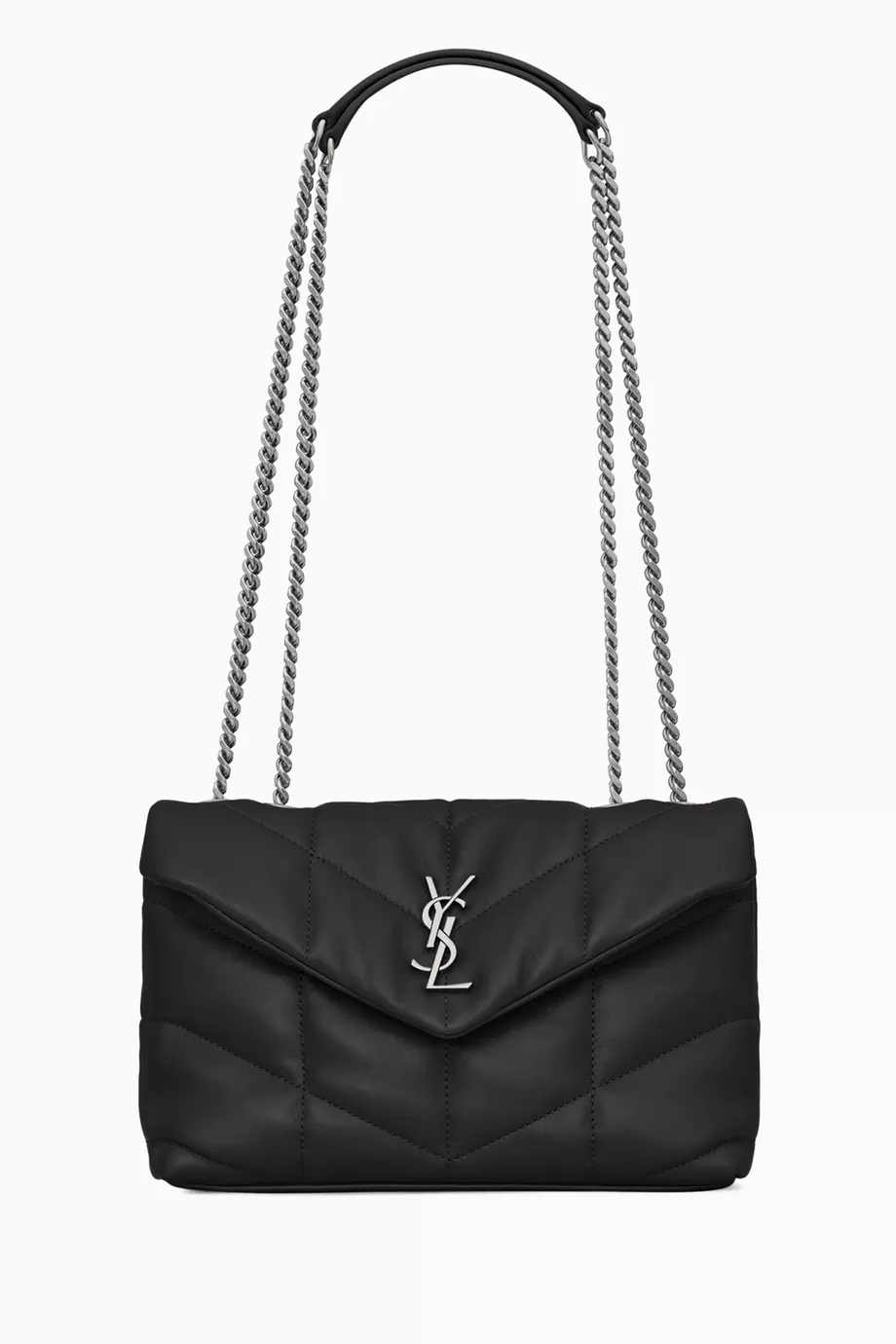 Loulou puffer small bag in quilted lambskin sales