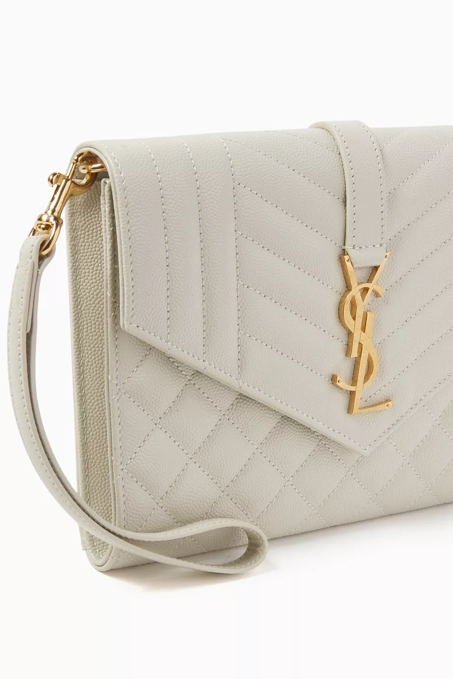 Ysl Envelope Clutch Ysl Clutch Bag White Buy SAINT LAURENT White