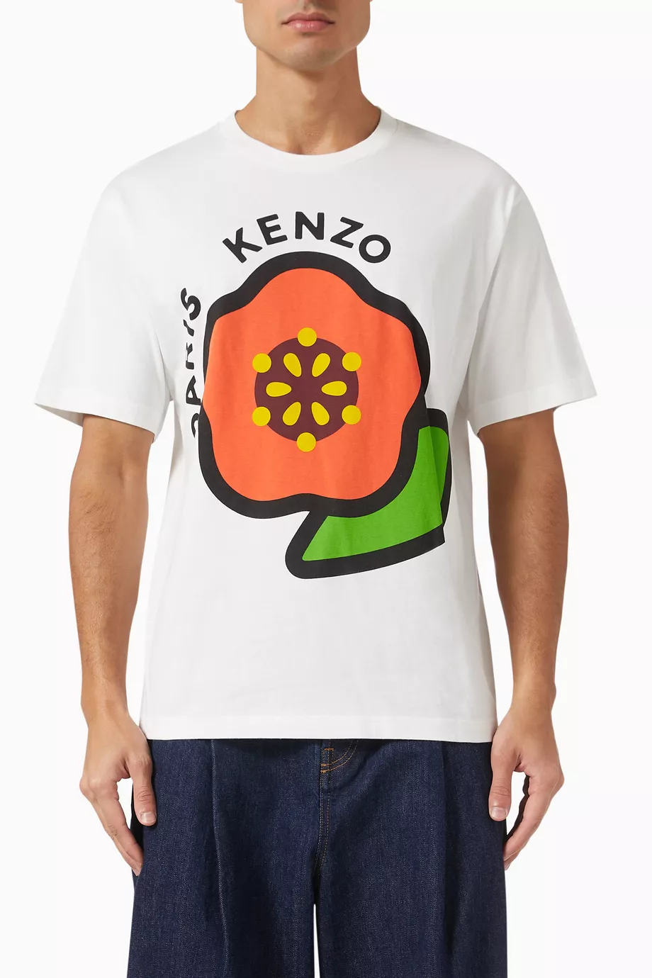 Buy KENZO Neutral Pop T-shirt in Cotton For Men Online