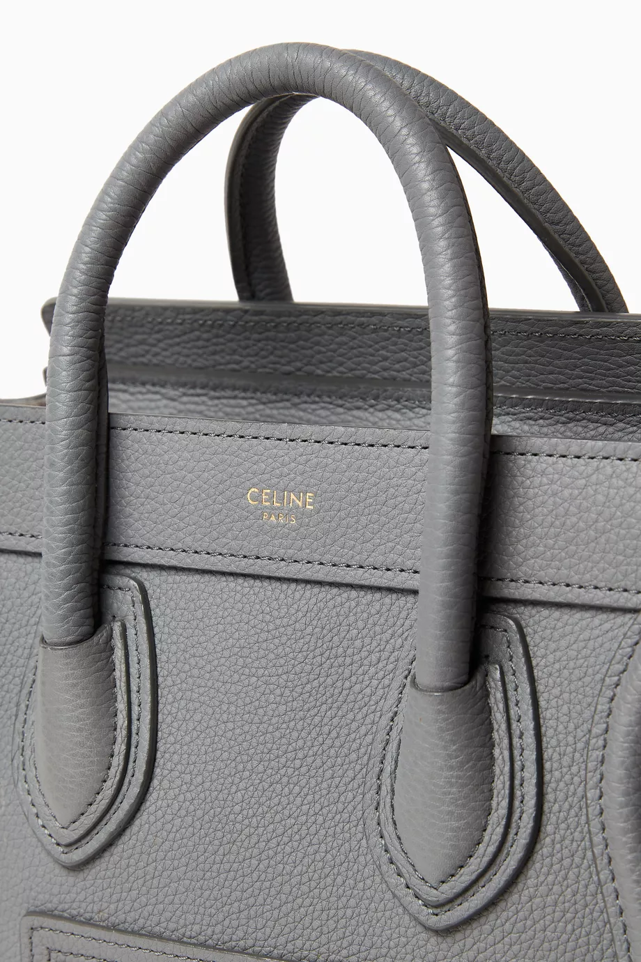 Celine Nano Luggage Gray Buy Celine Pre-Loved Grey Nano Luggage