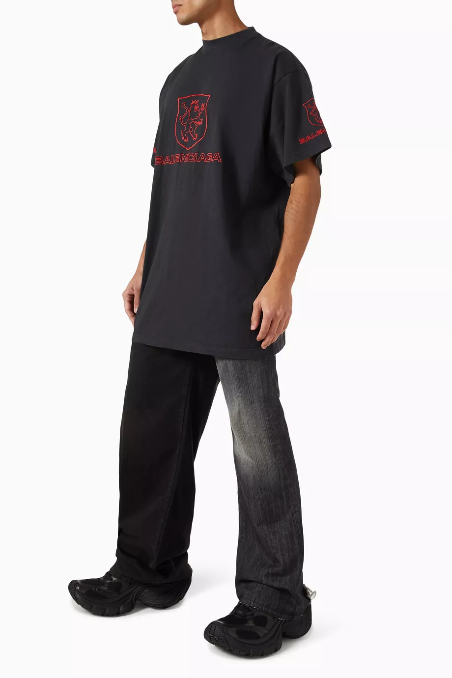 【BALENCIAGA】Lion Club T-shirt Oversized Tシャツ Balenciaga Lion Club T-Shirt Oversized | Saks Fifth Avenue