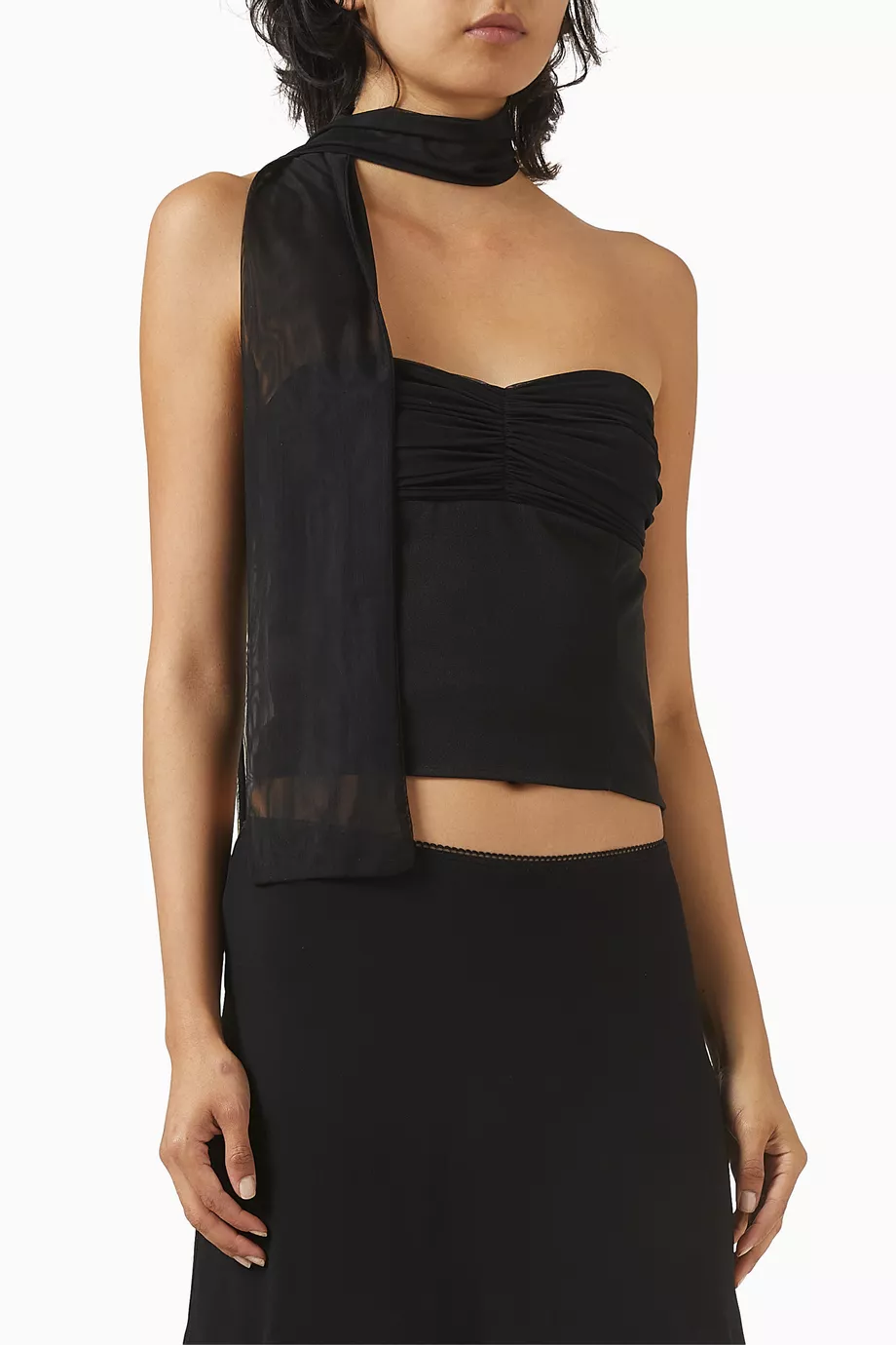 Buy Reformation Black Ezra Top in Knit For Women Online | Ounass Saudi