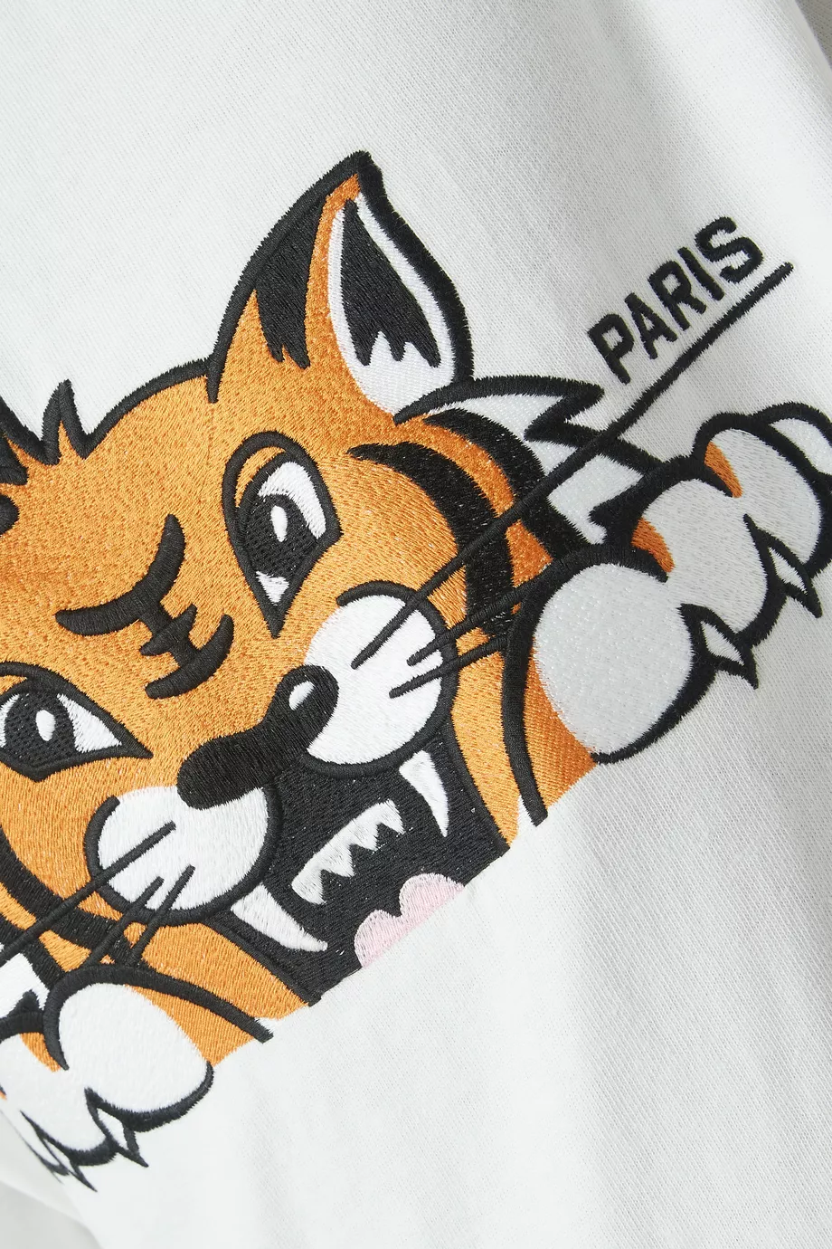 Buy KENZO Neutral Happy Tiger Embroidered Oversized T-shirt