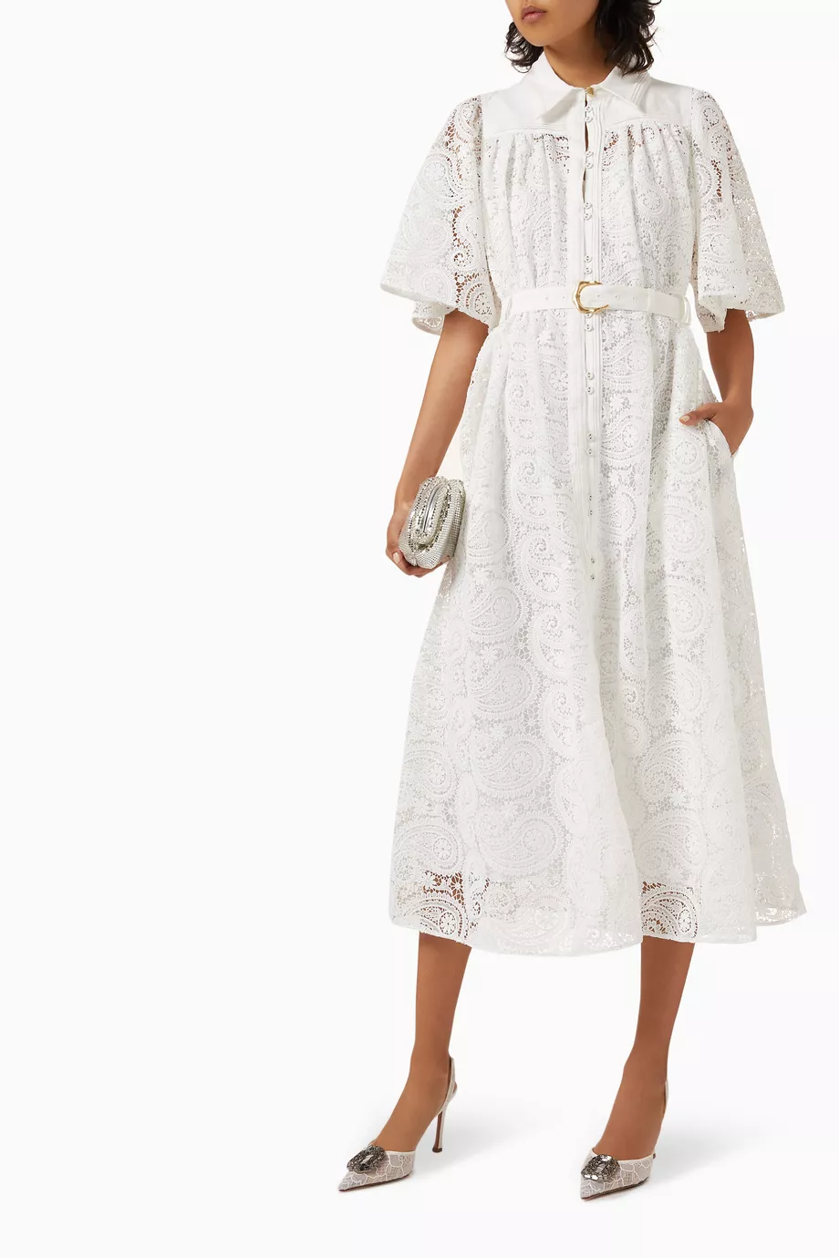 【Aje.】Laicey Paisley Midi Dress Laicey Paisley Midi Dress | Ivory | Aje – Aje ROW