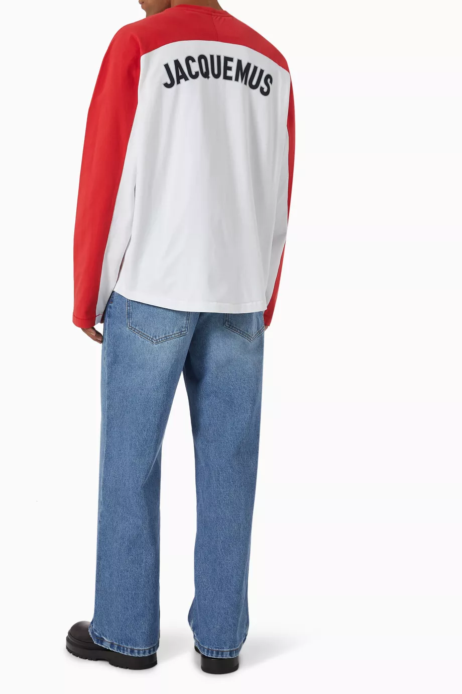 Tシャツ・カットソー JACQUEMUS Le Sweat Baseball Man to Man Multi Red 255JS298246 Jacquemus - Le Sweatshirt Baseball in Multi-Red – Stoy